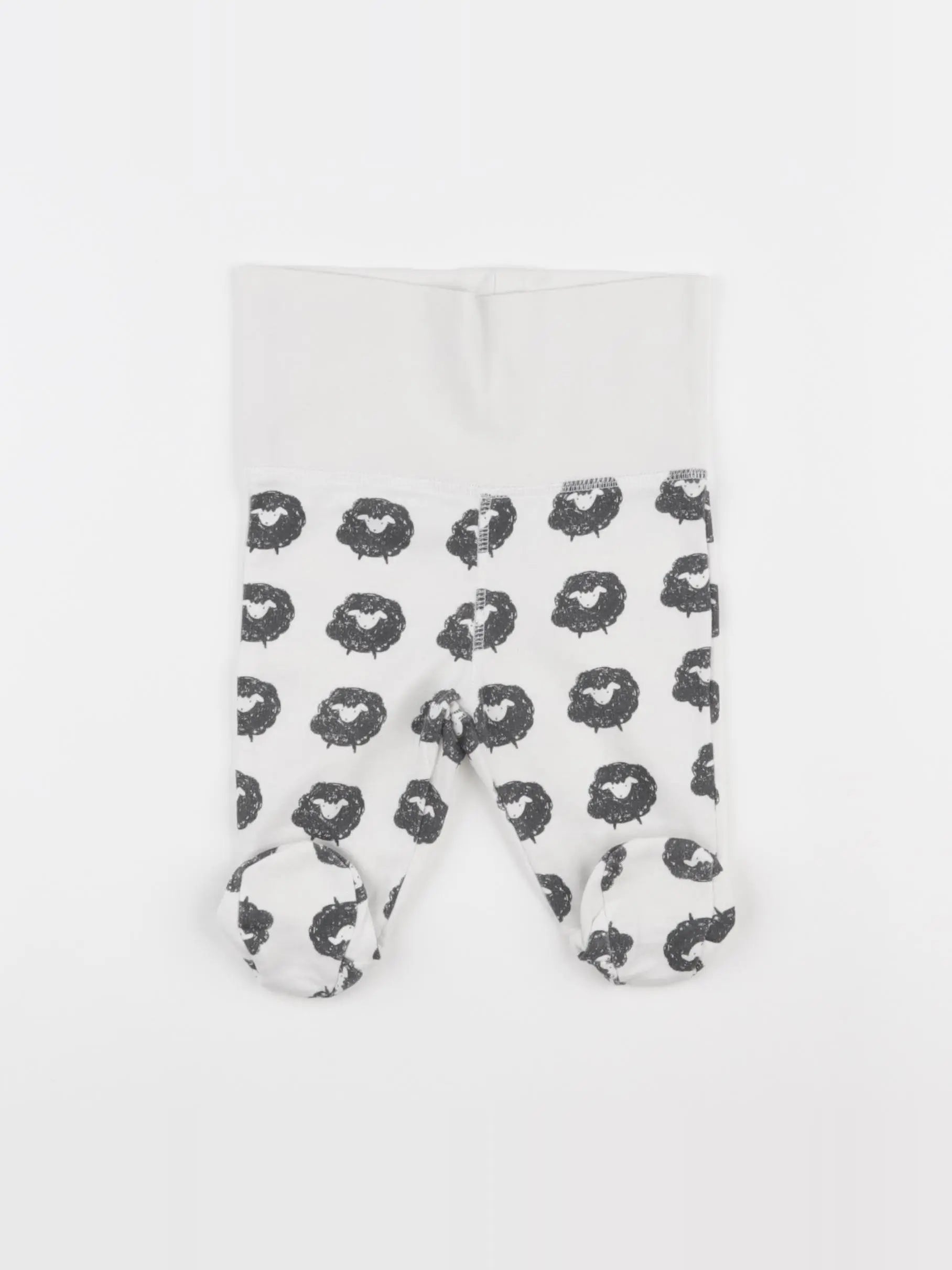 Natalys - legging blanc, noir - 3 mois