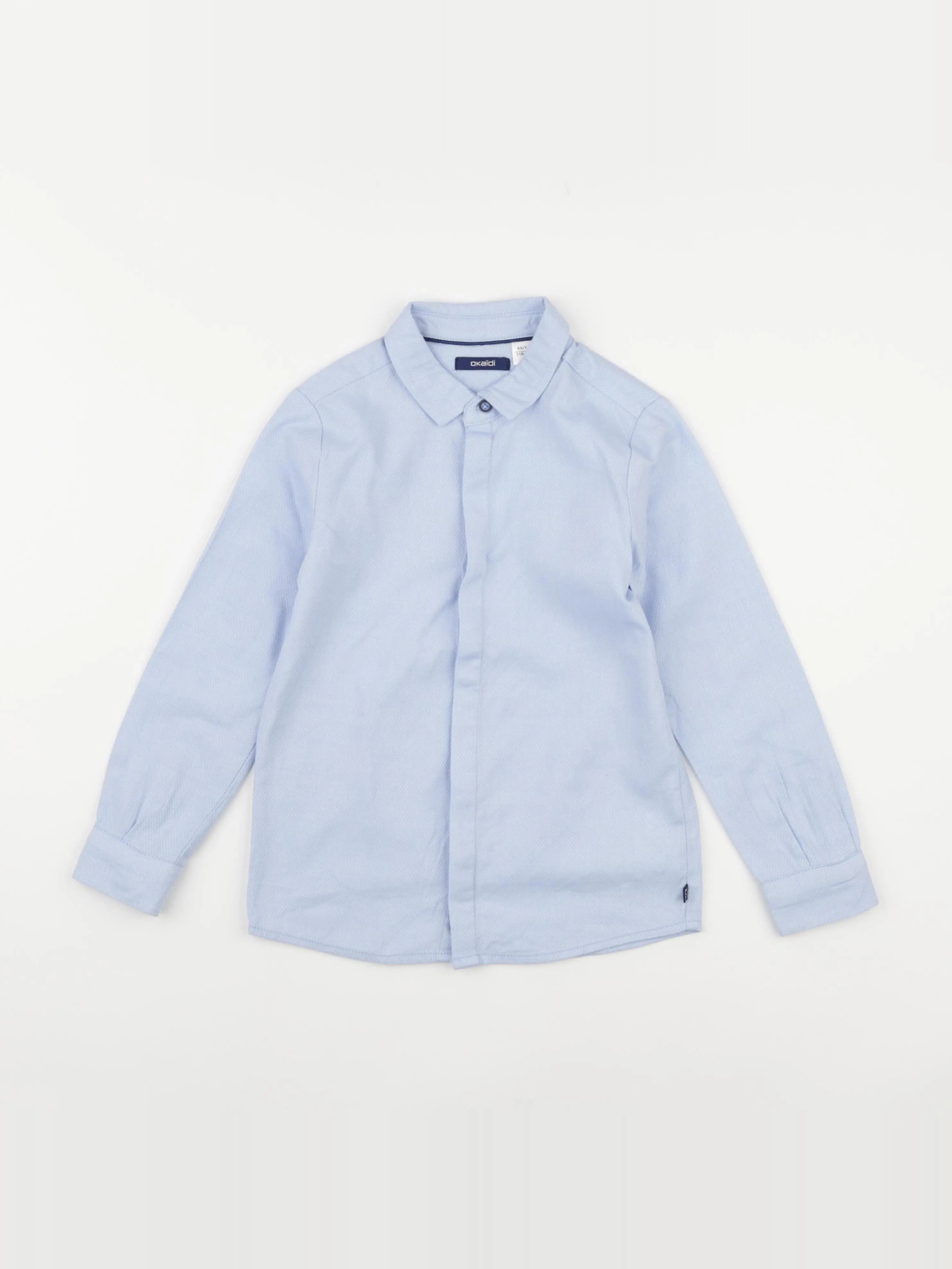 Okaidi - chemise bleu - 6 ans
