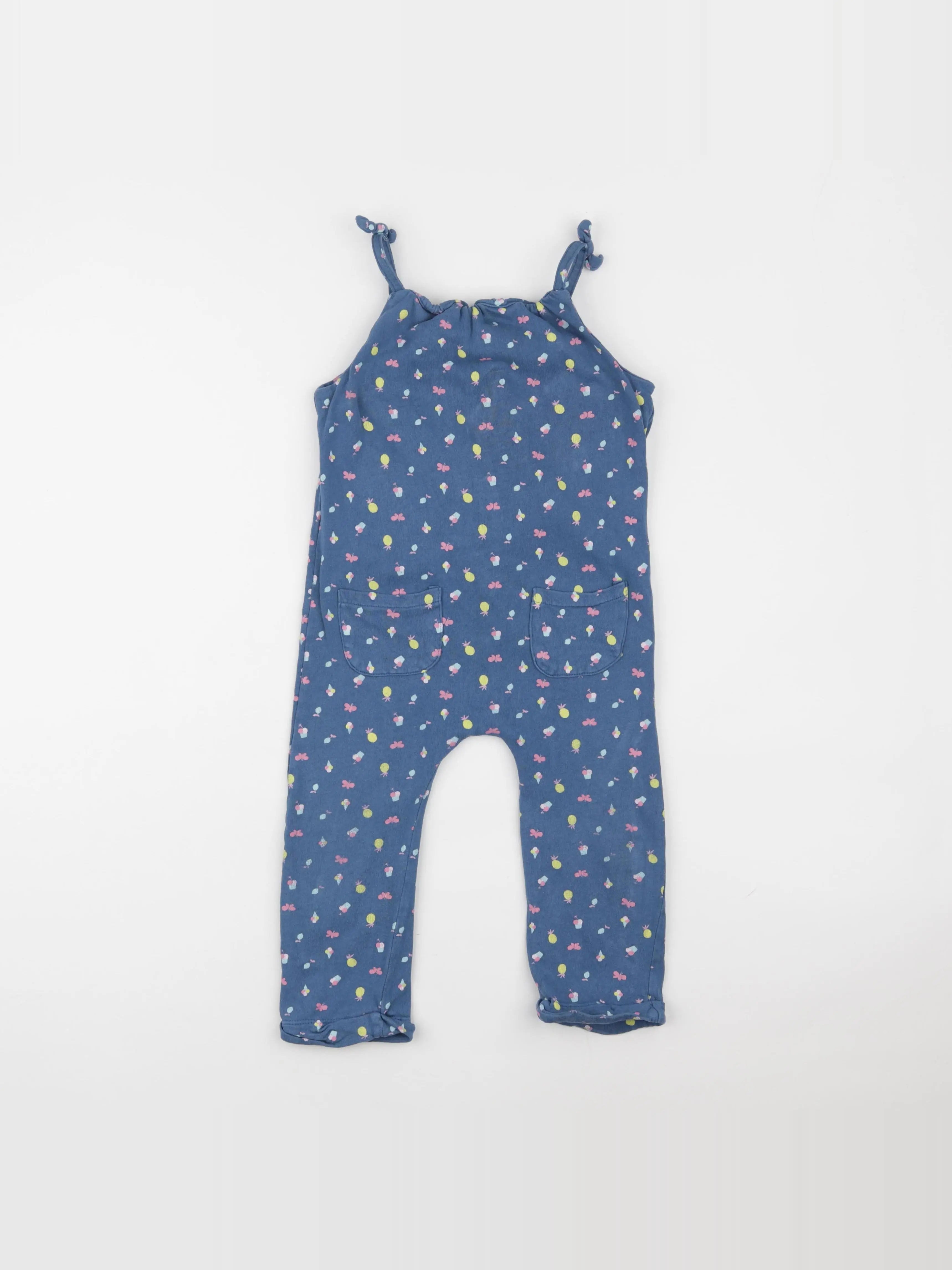 Vertbaudet - combinaison bleu - 3 ans