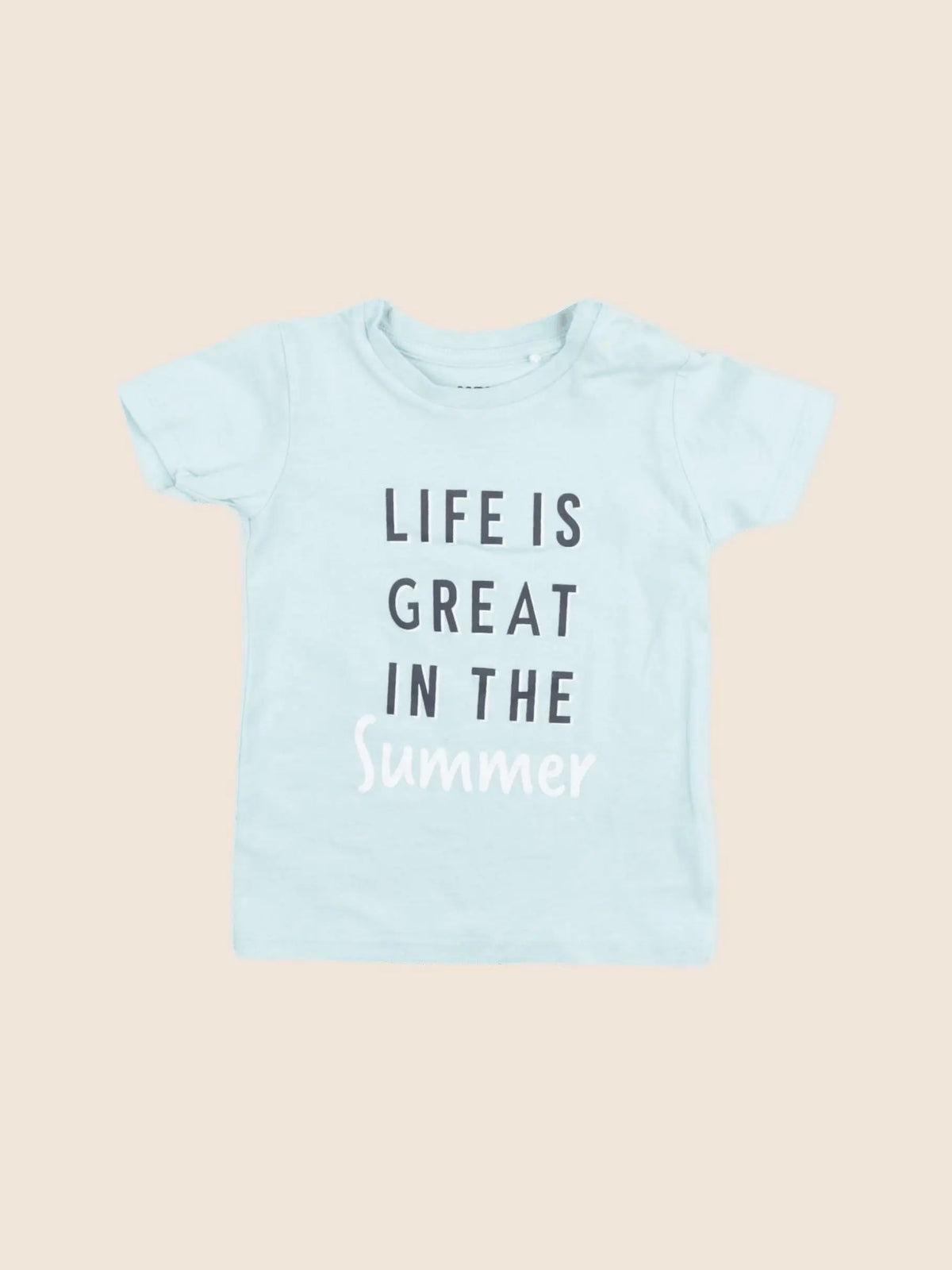Name it - tee-shirt bleu - 6/9 mois