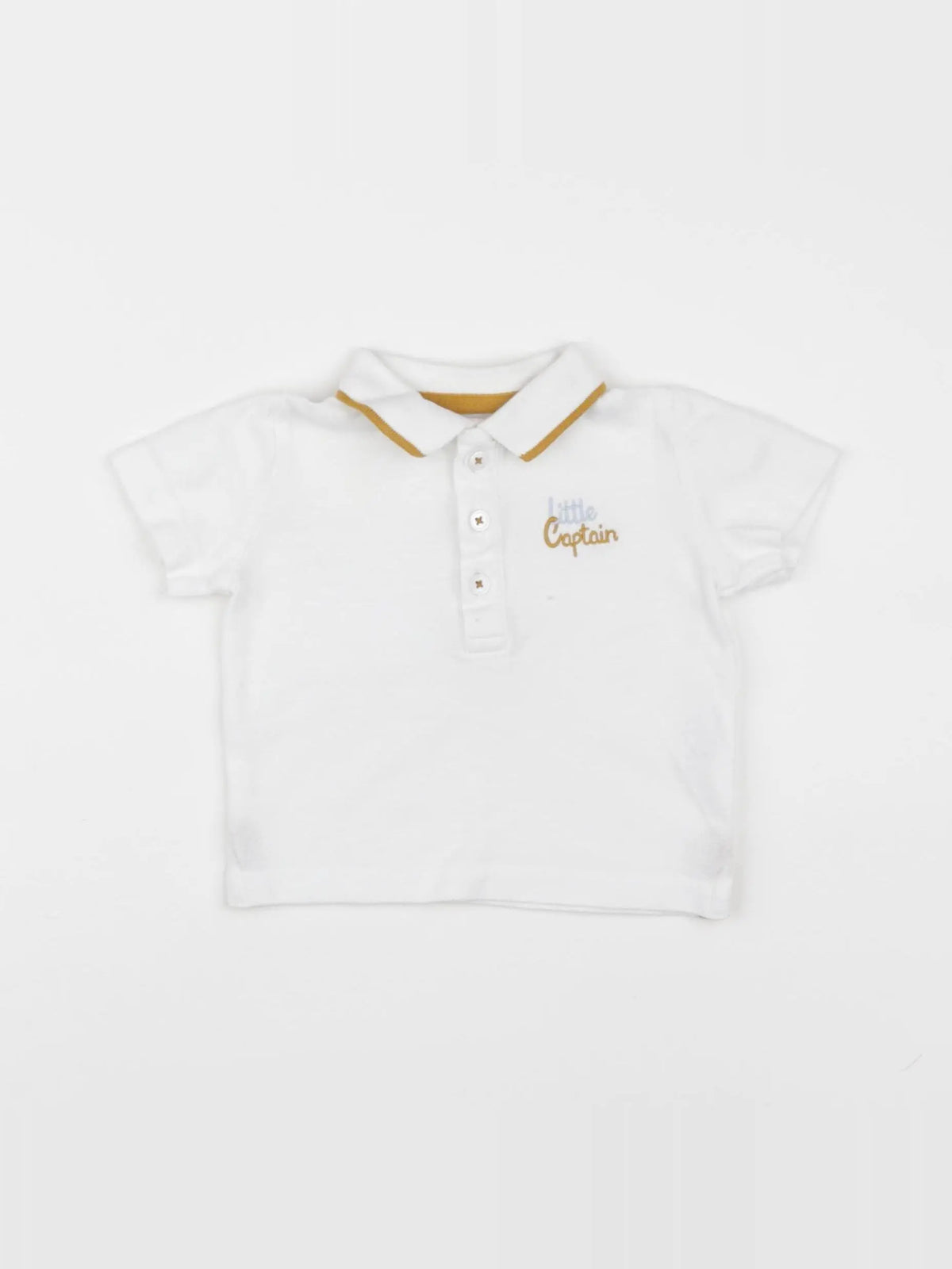 Boutchou - polo blanc - 6 mois