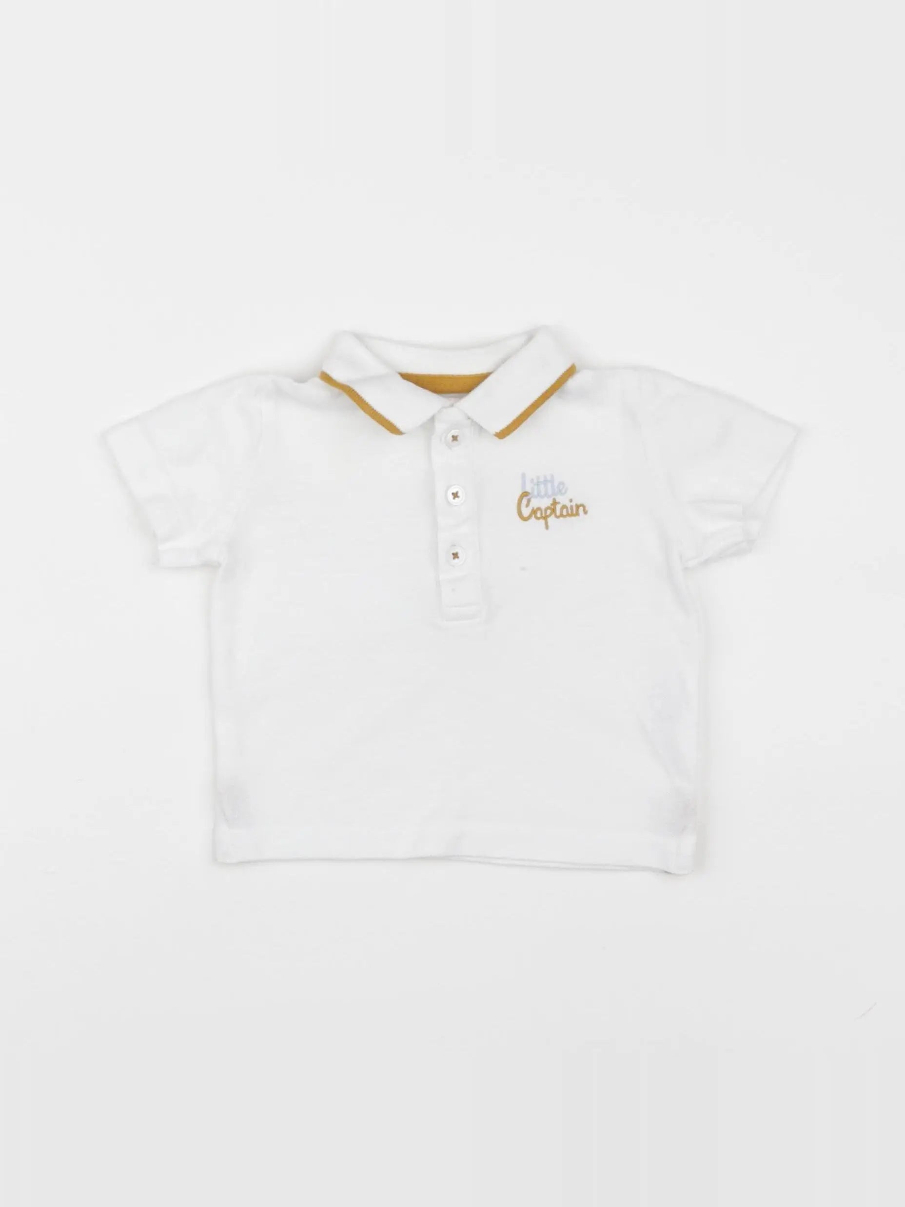 Boutchou - polo blanc - 6 mois