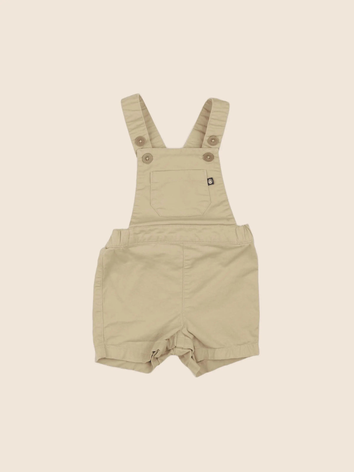 Petit Bateau - salopette beige - 6 mois