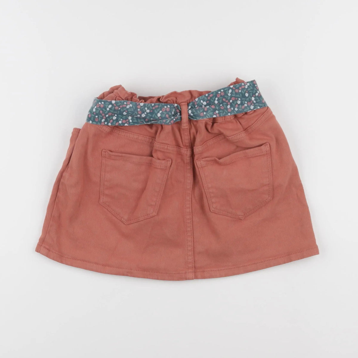 Vertbaudet - jupe orange - 10 ans