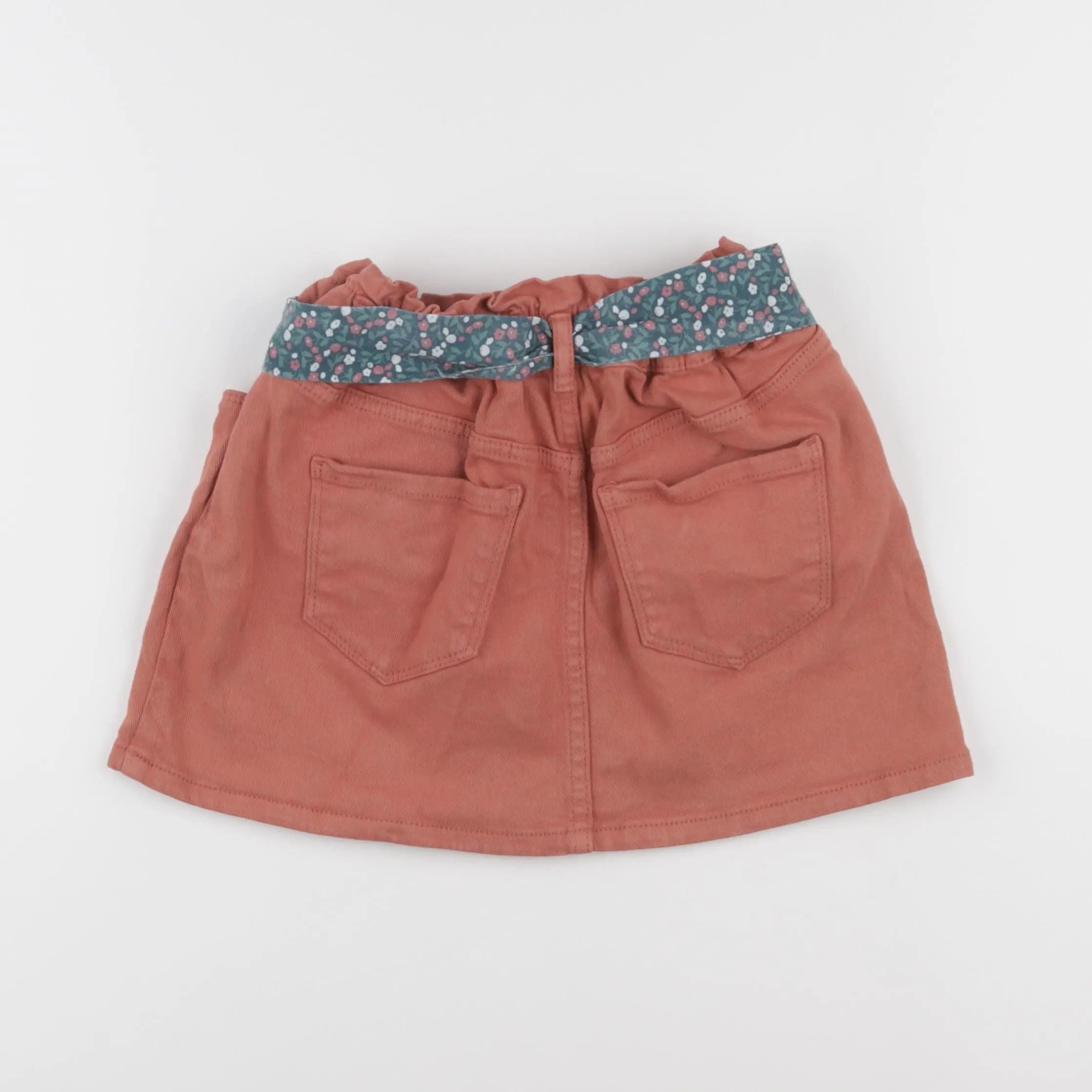 Vertbaudet - jupe orange - 10 ans