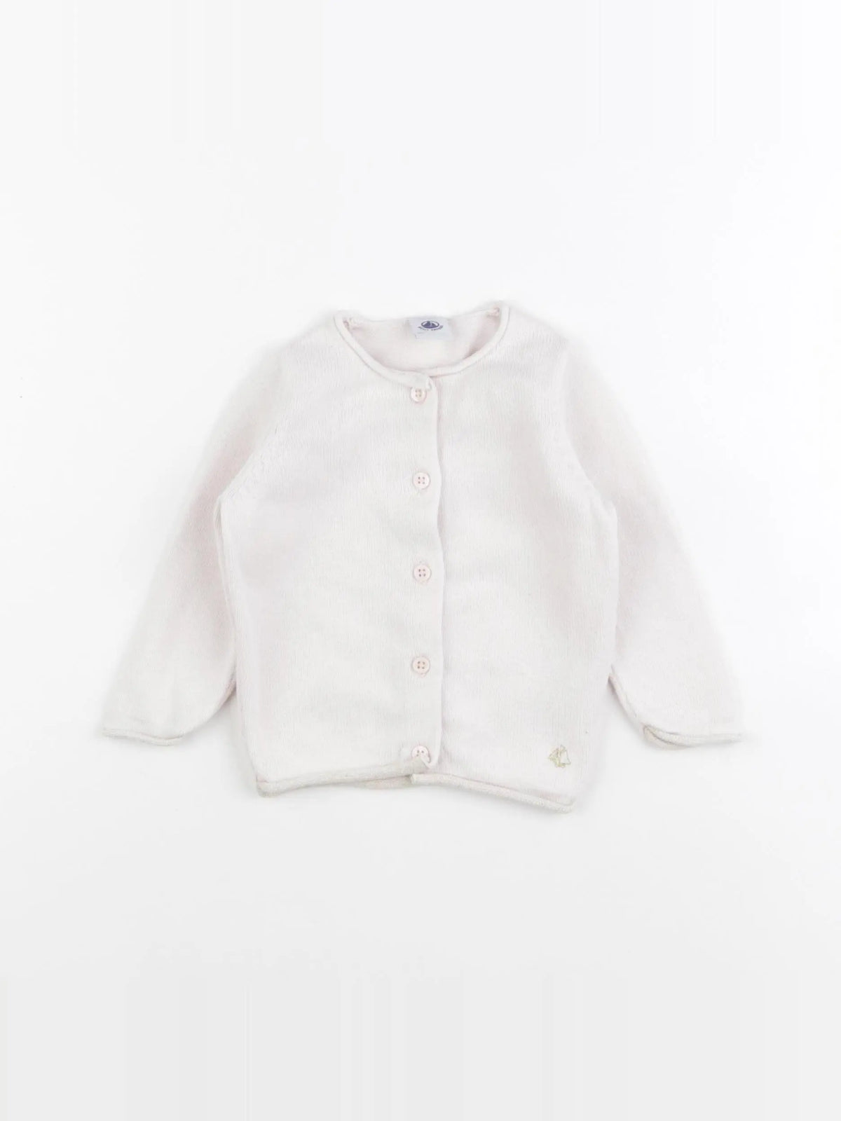 Petit Bateau - gilet rose - 12 mois
