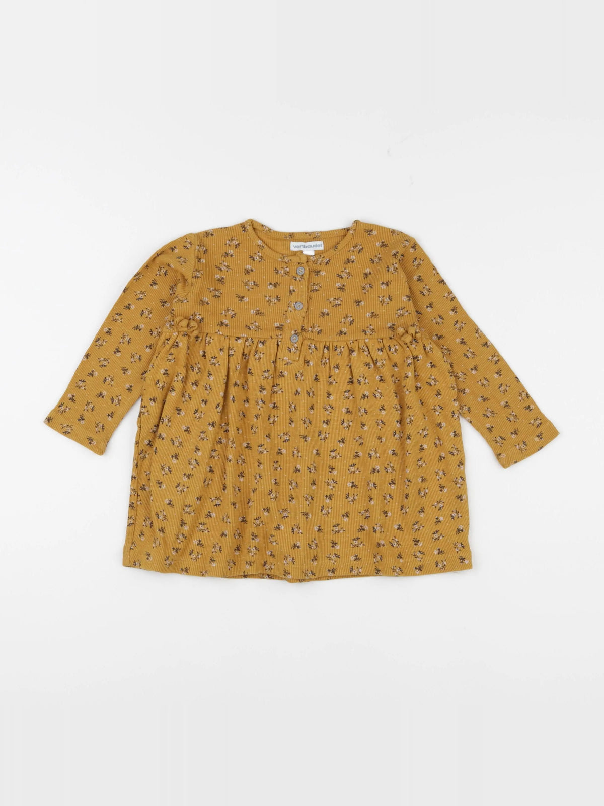 Vertbaudet - robe jaune - 36 mois