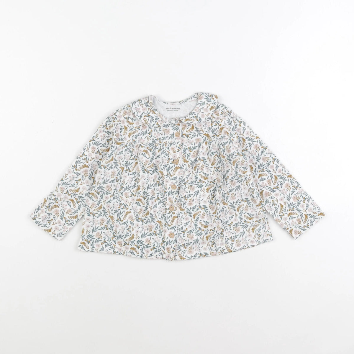 Vertbaudet - tee-shirt blanc - 24 mois