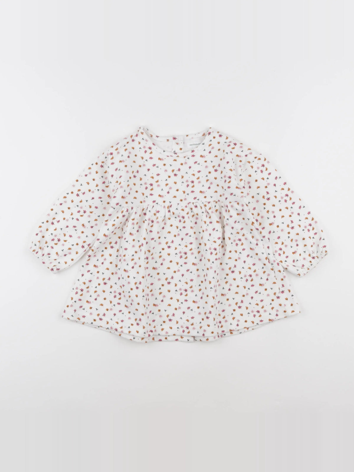 Vertbaudet - robe blanc - 18 mois