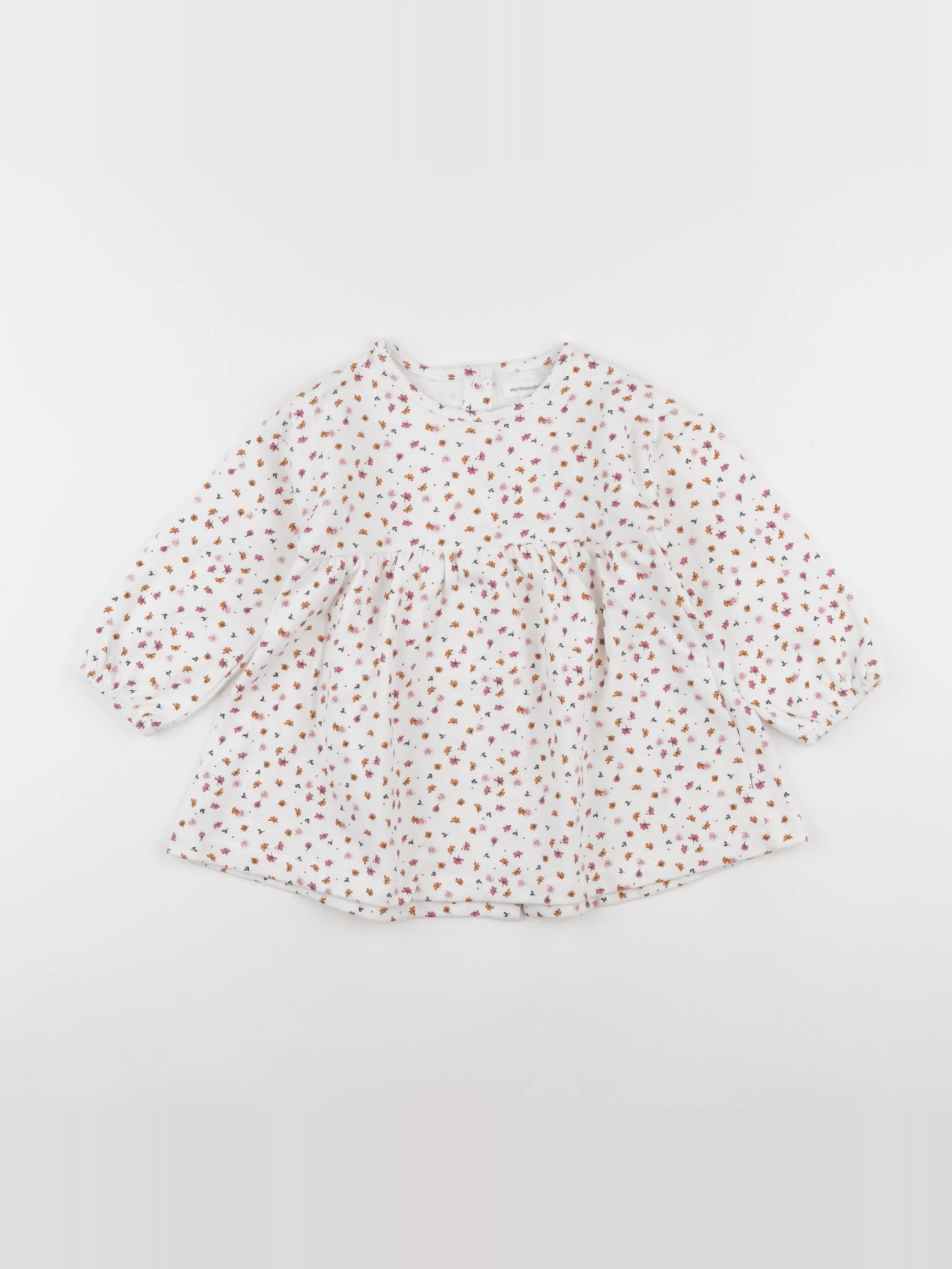 Vertbaudet - robe blanc - 18 mois