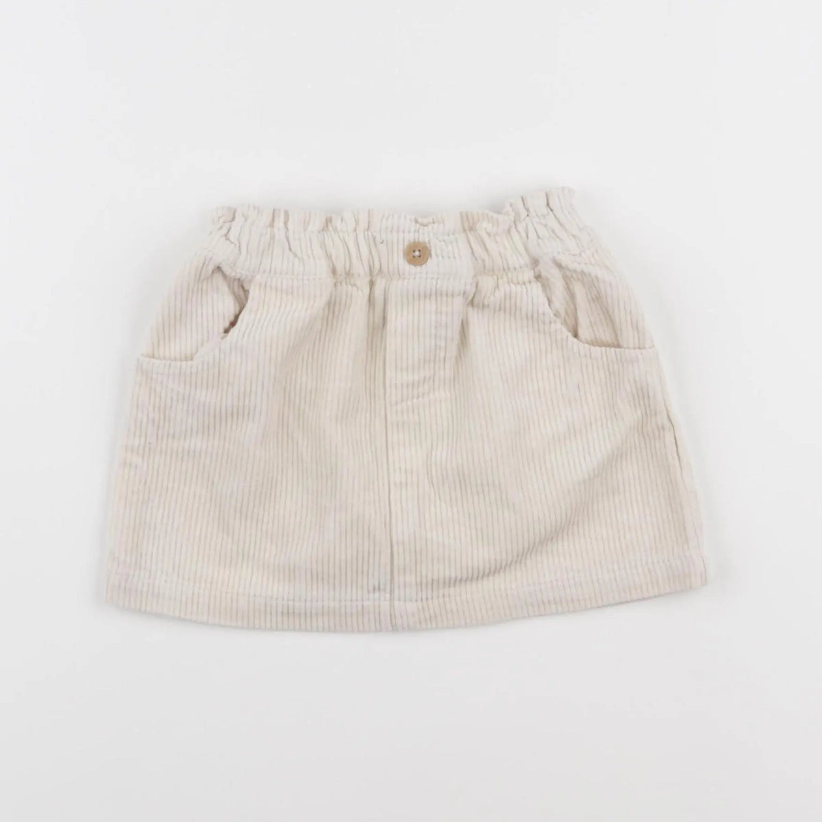 Vertbaudet - jupe beige - 18 mois