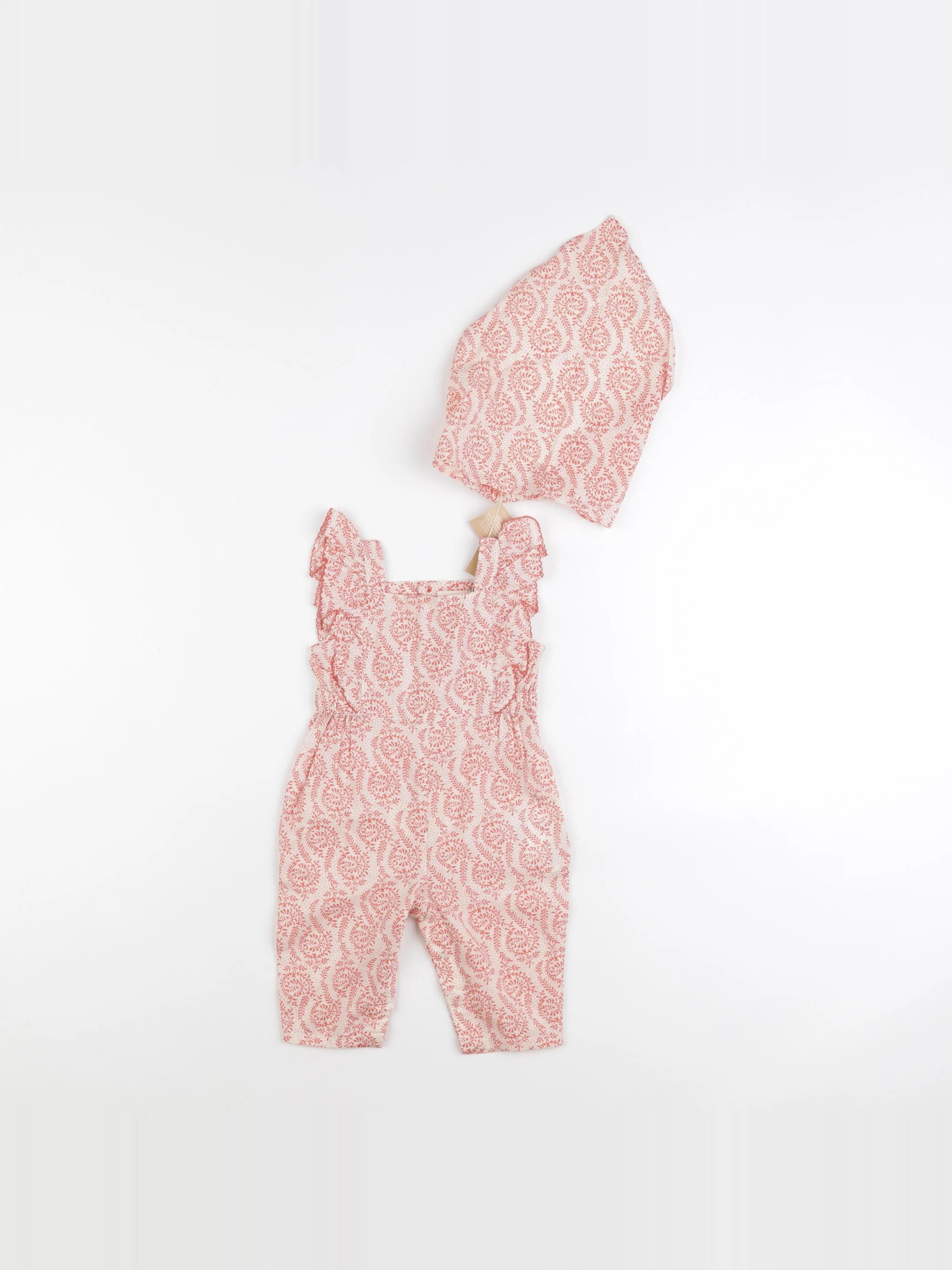 Boutchou - combinaison rouge - 6 mois