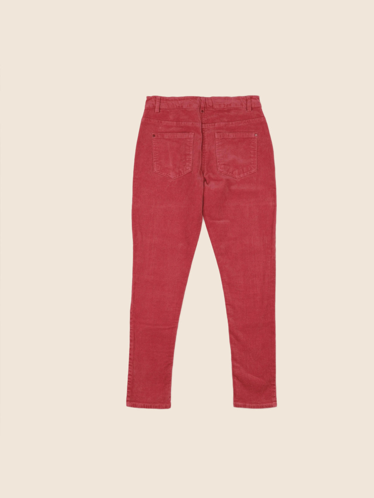 Vertbaudet - pantalon rouge - 12 ans