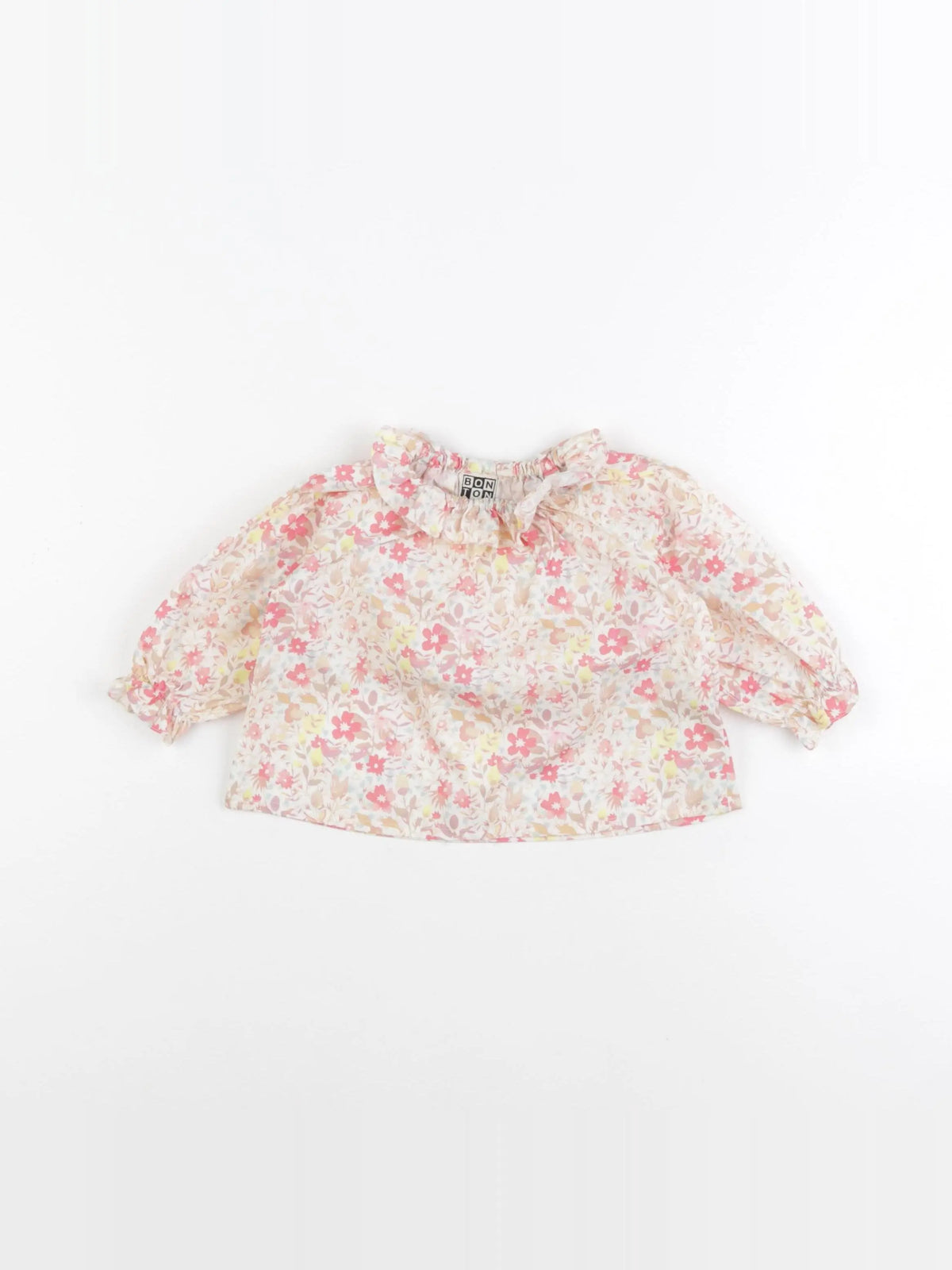 Bonton - blouse rose - 6 mois
