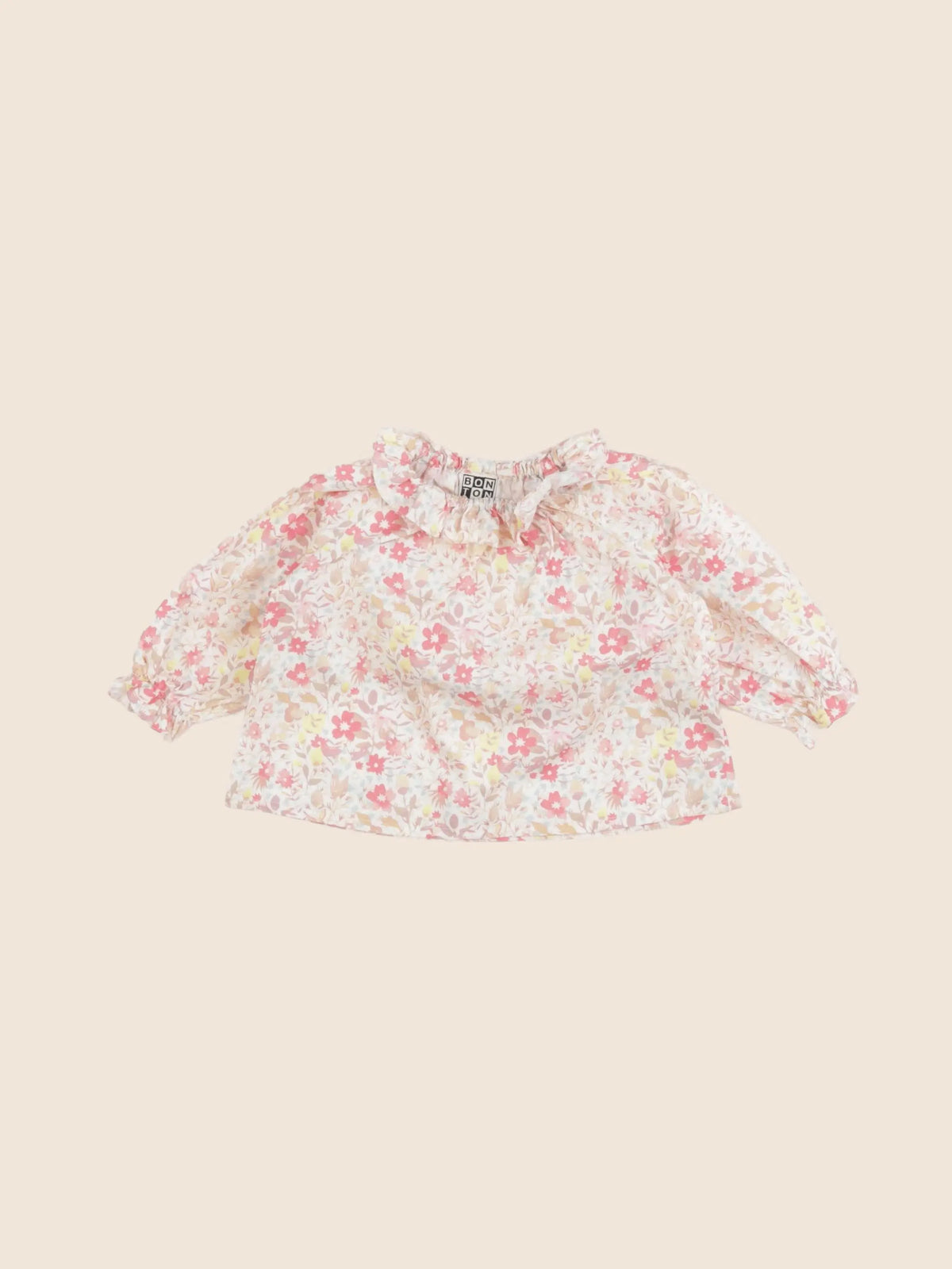 Bonton - blouse rose - 6 mois