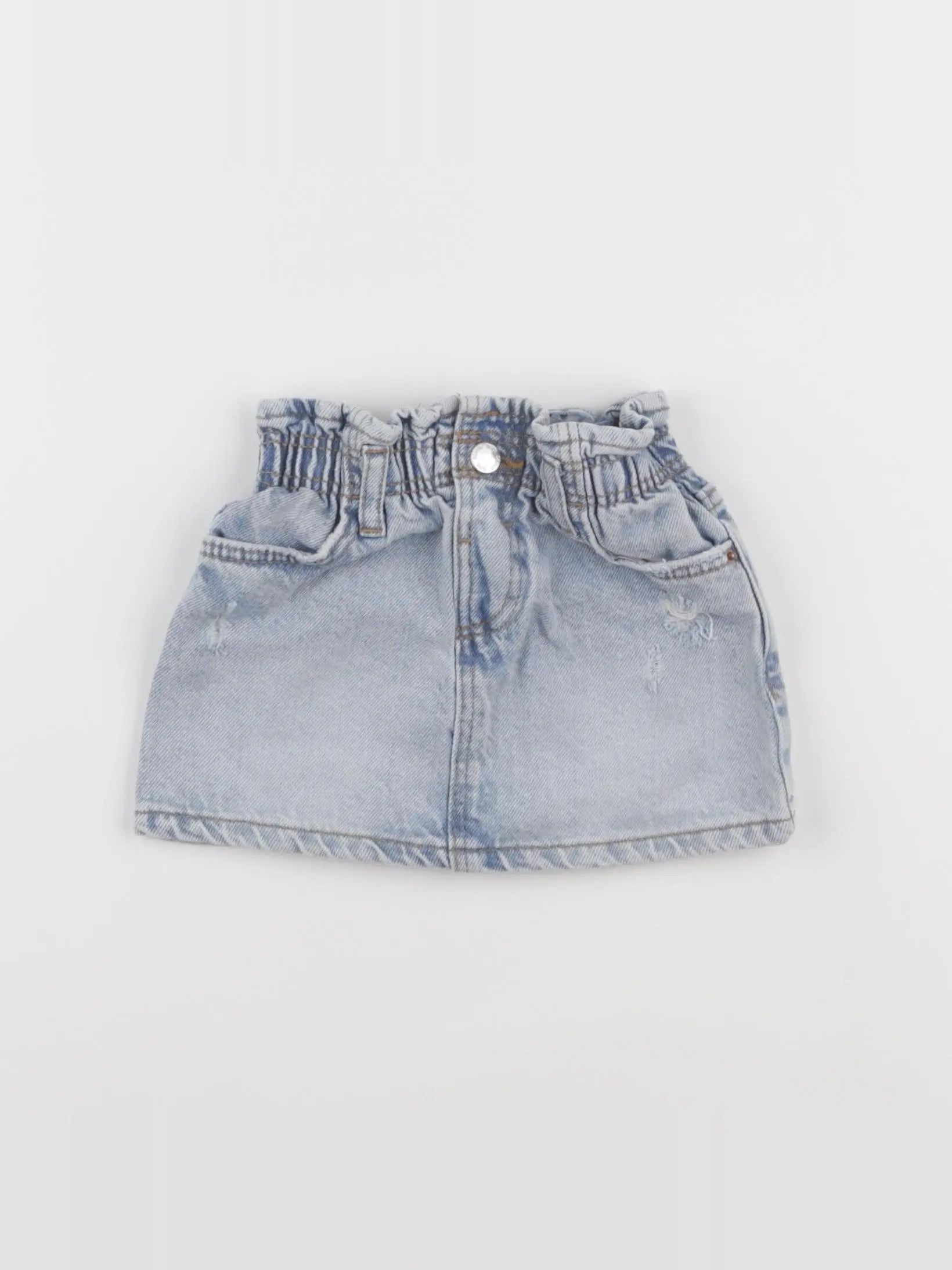 Zara - jupe bleu - 12/18 mois