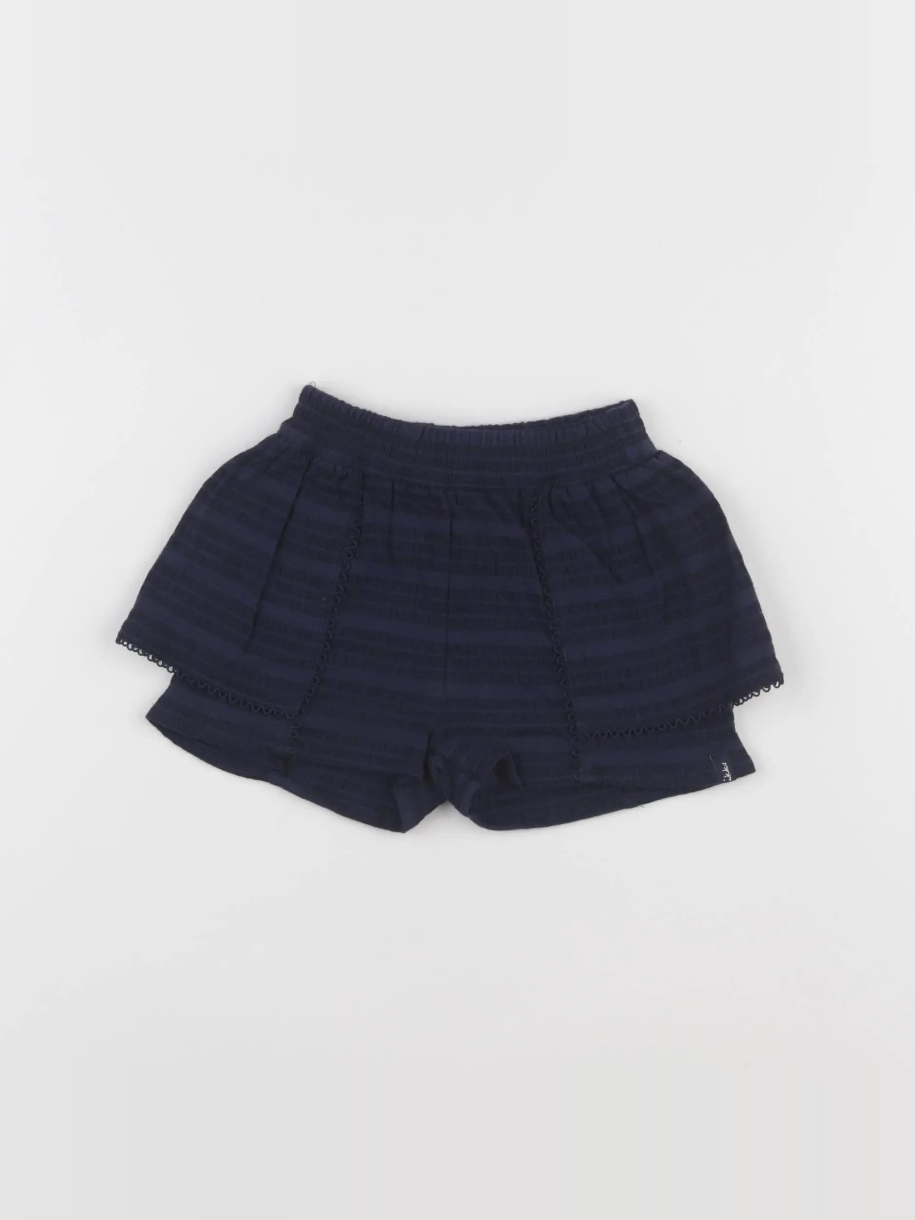 IKKS - short bleu - 6 mois