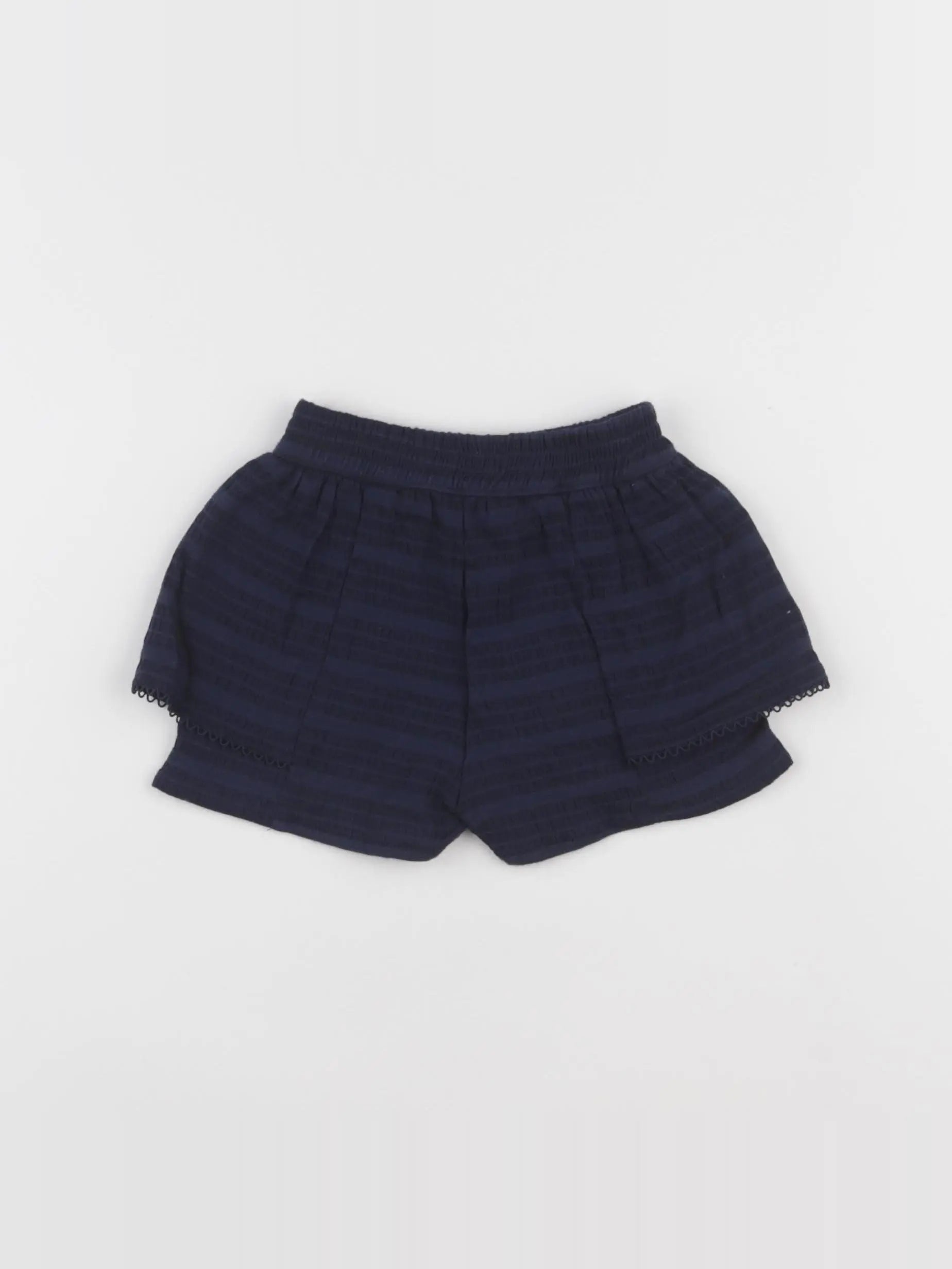 IKKS - short bleu - 6 mois