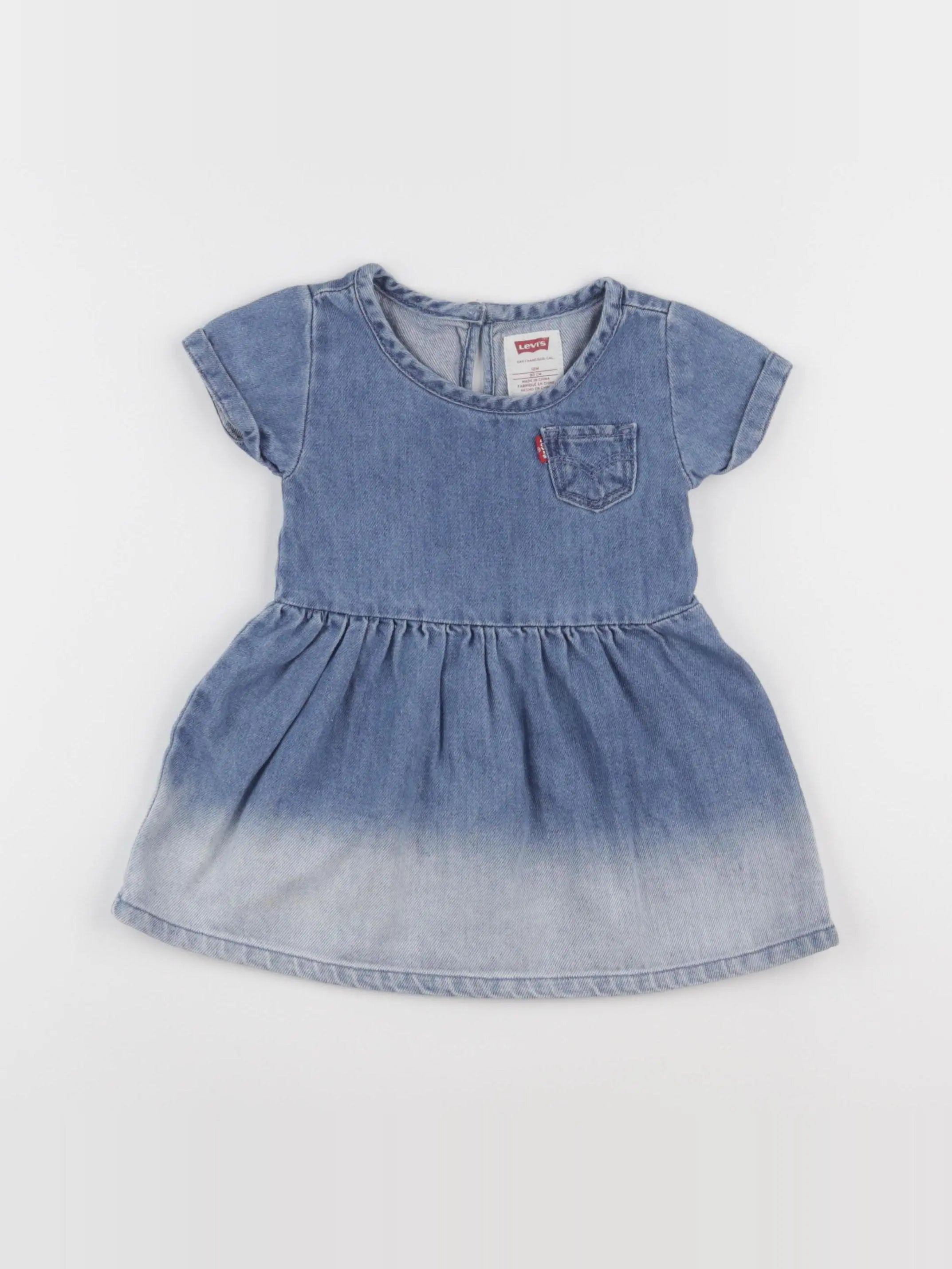 Levi's - robe bleu - 12 mois