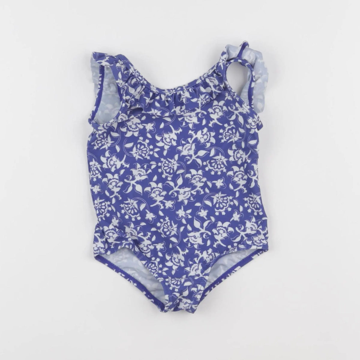 Vertbaudet - maillot de bain bleu - 12 mois