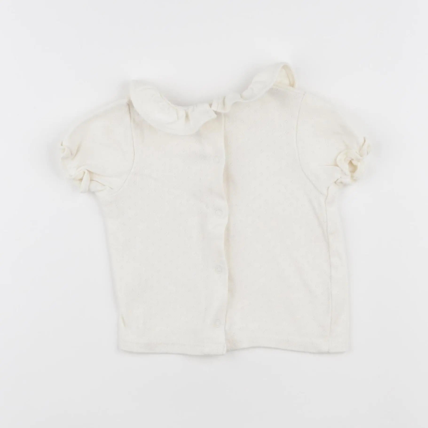 Vertbaudet - tee-shirt beige - 12 mois