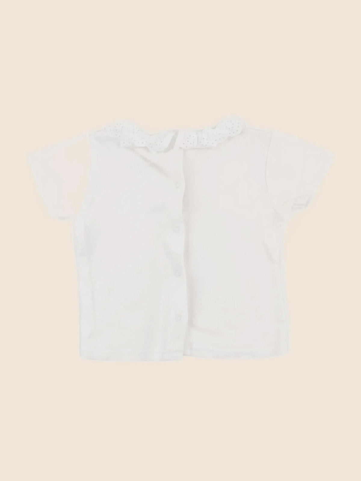 Vertbaudet - tee-shirt beige - 12 mois