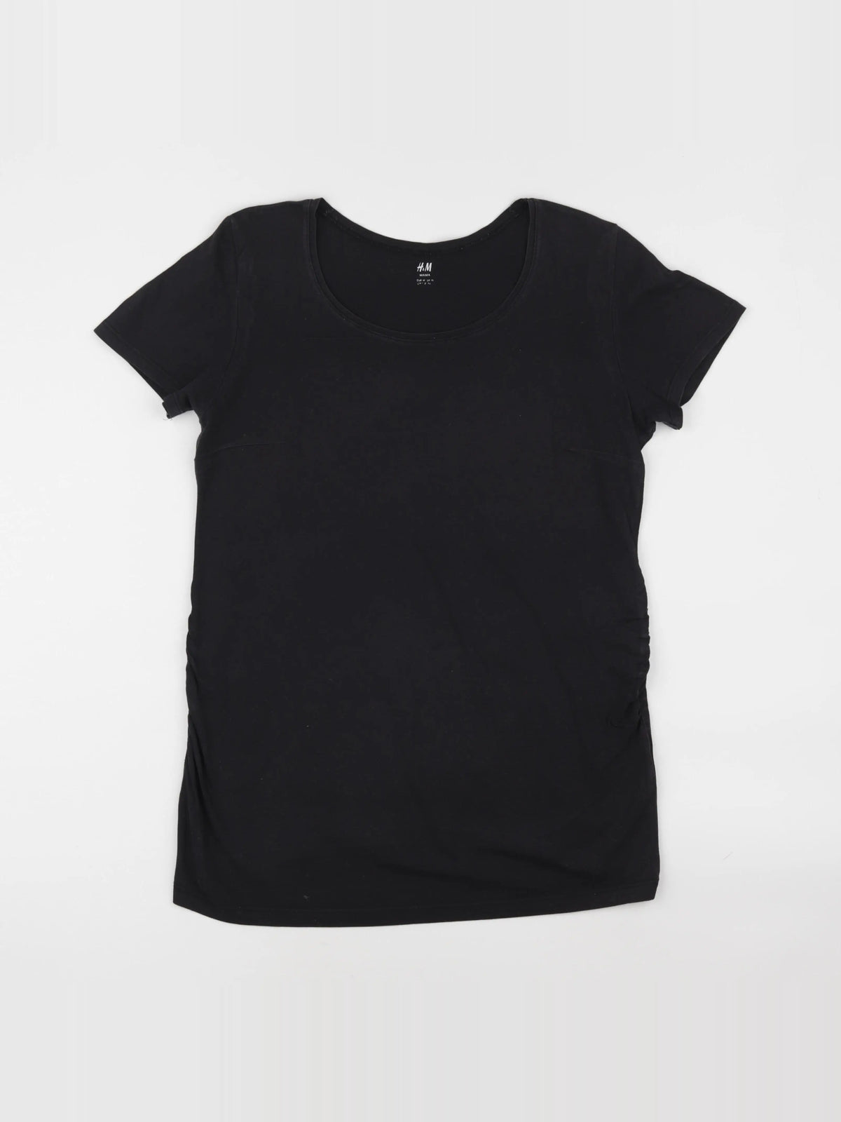 H&M - tee-shirt grossesse noir - m