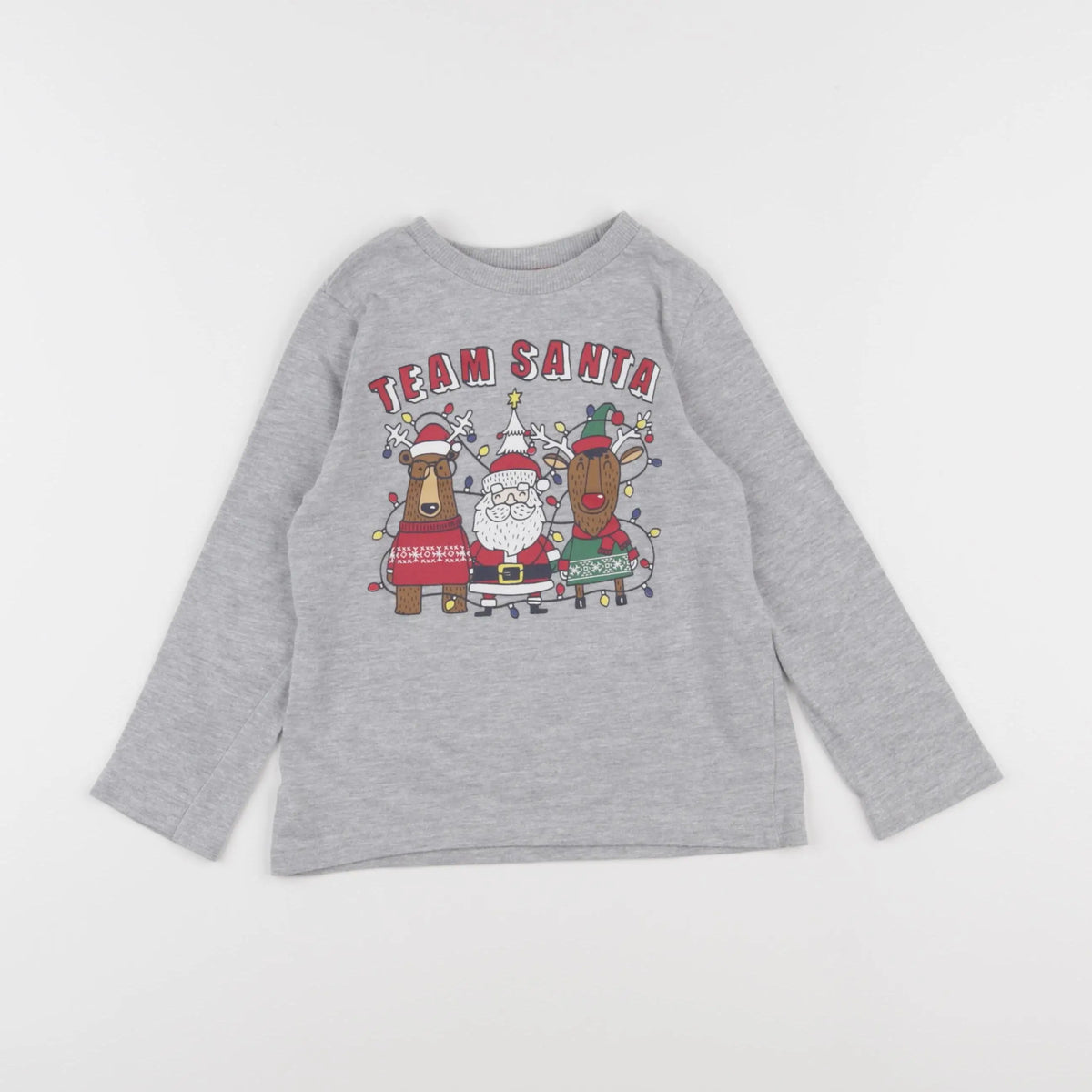 Vertbaudet - tee-shirt gris - 5 ans