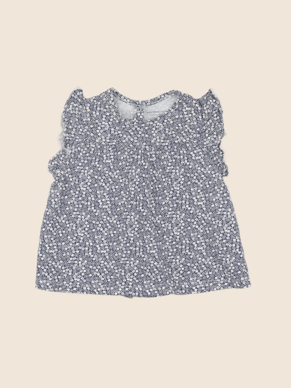 Vertbaudet - tee-shirt bleu - 24 mois