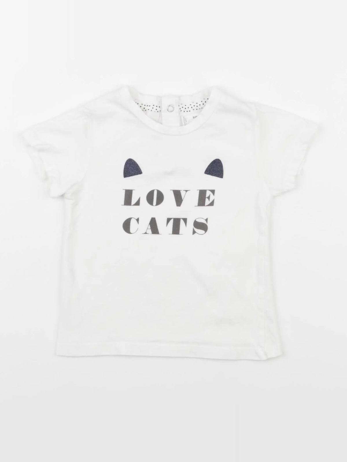 Mango - tee-shirt blanc - 12/18 mois