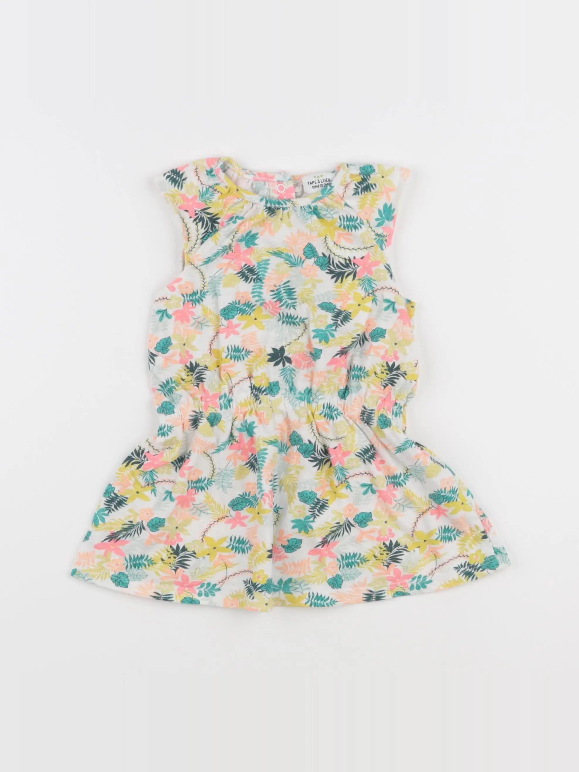 Tape à l'oeil - robe multicolore - 18 mois