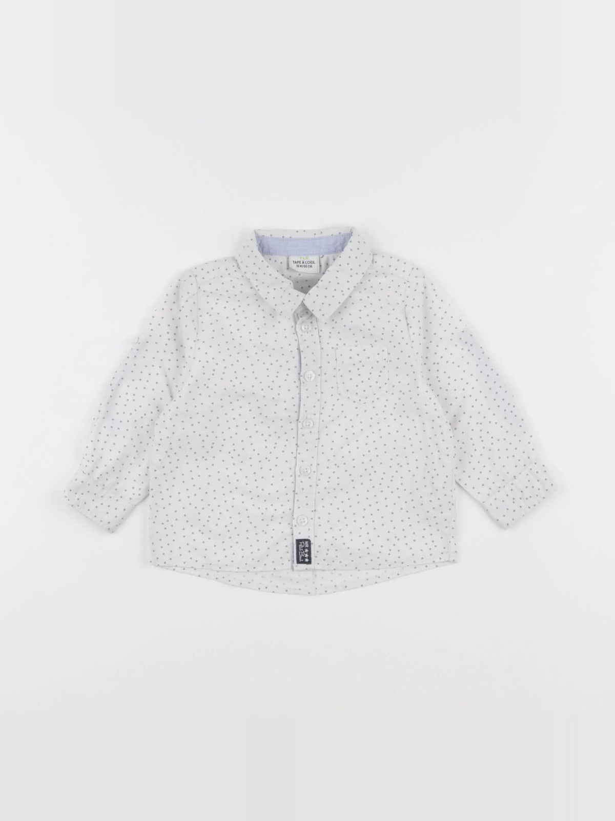 Tape à l'oeil - chemise blanc - 18 mois