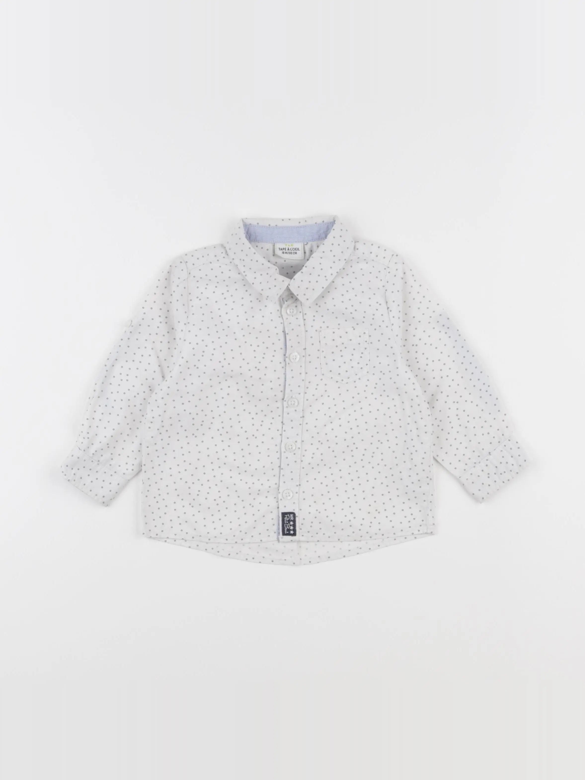 Tape à l'oeil - chemise blanc - 18 mois