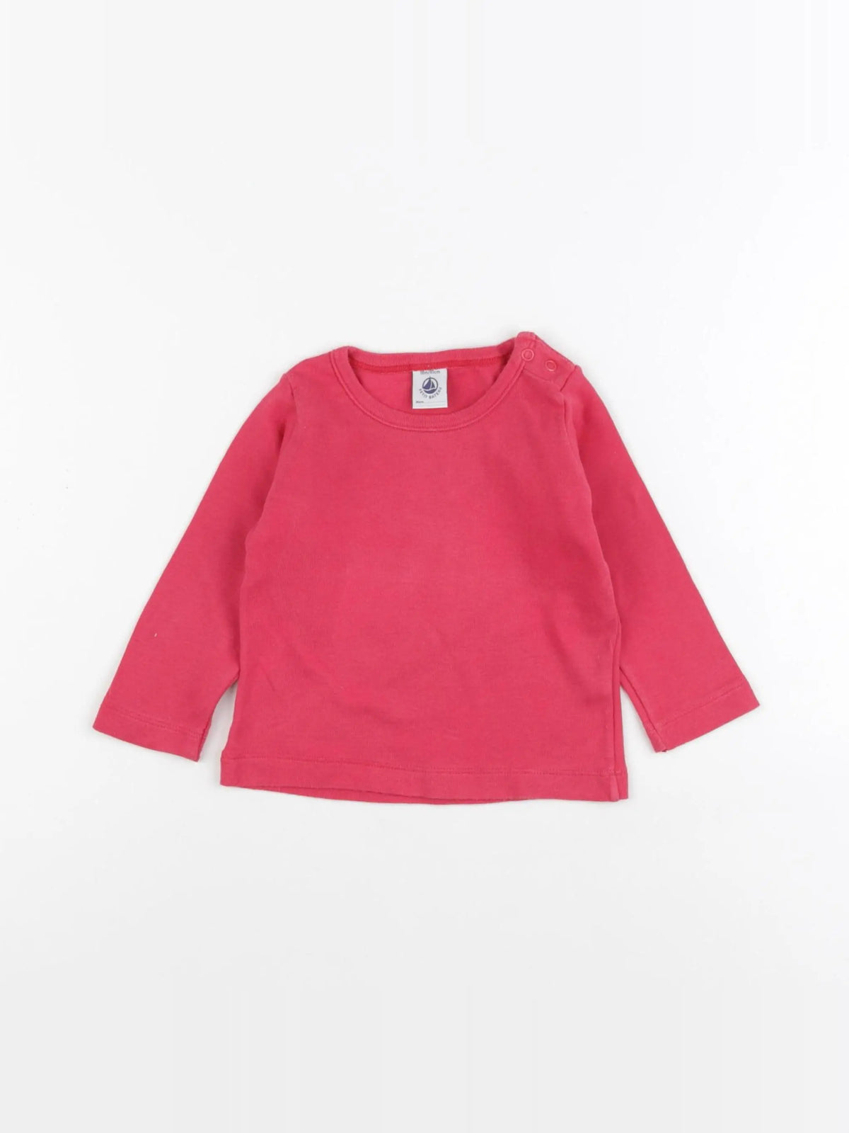 Petit Bateau - tee-shirt rose - 18 mois