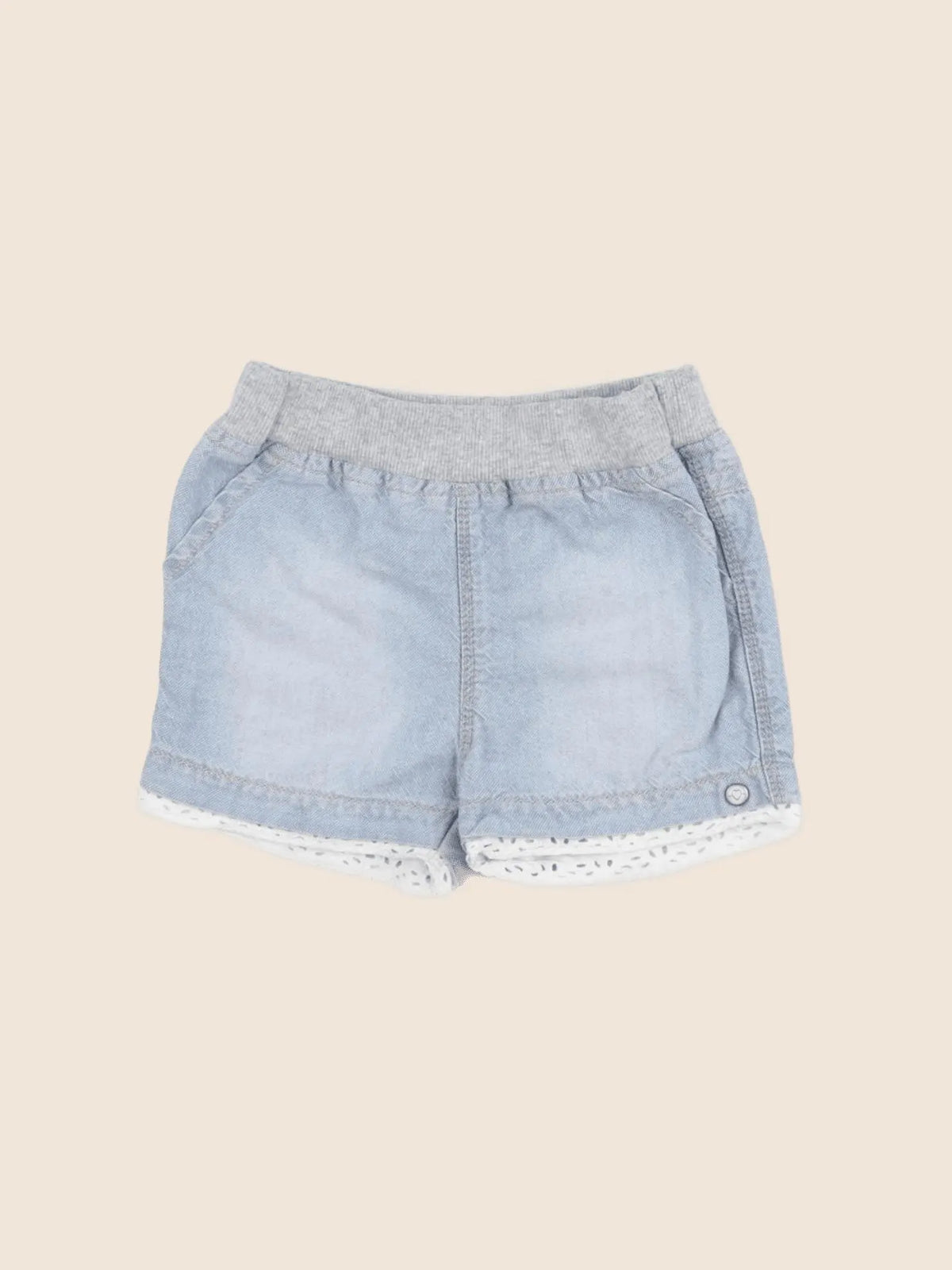 IKKS - short bleu - 12 mois