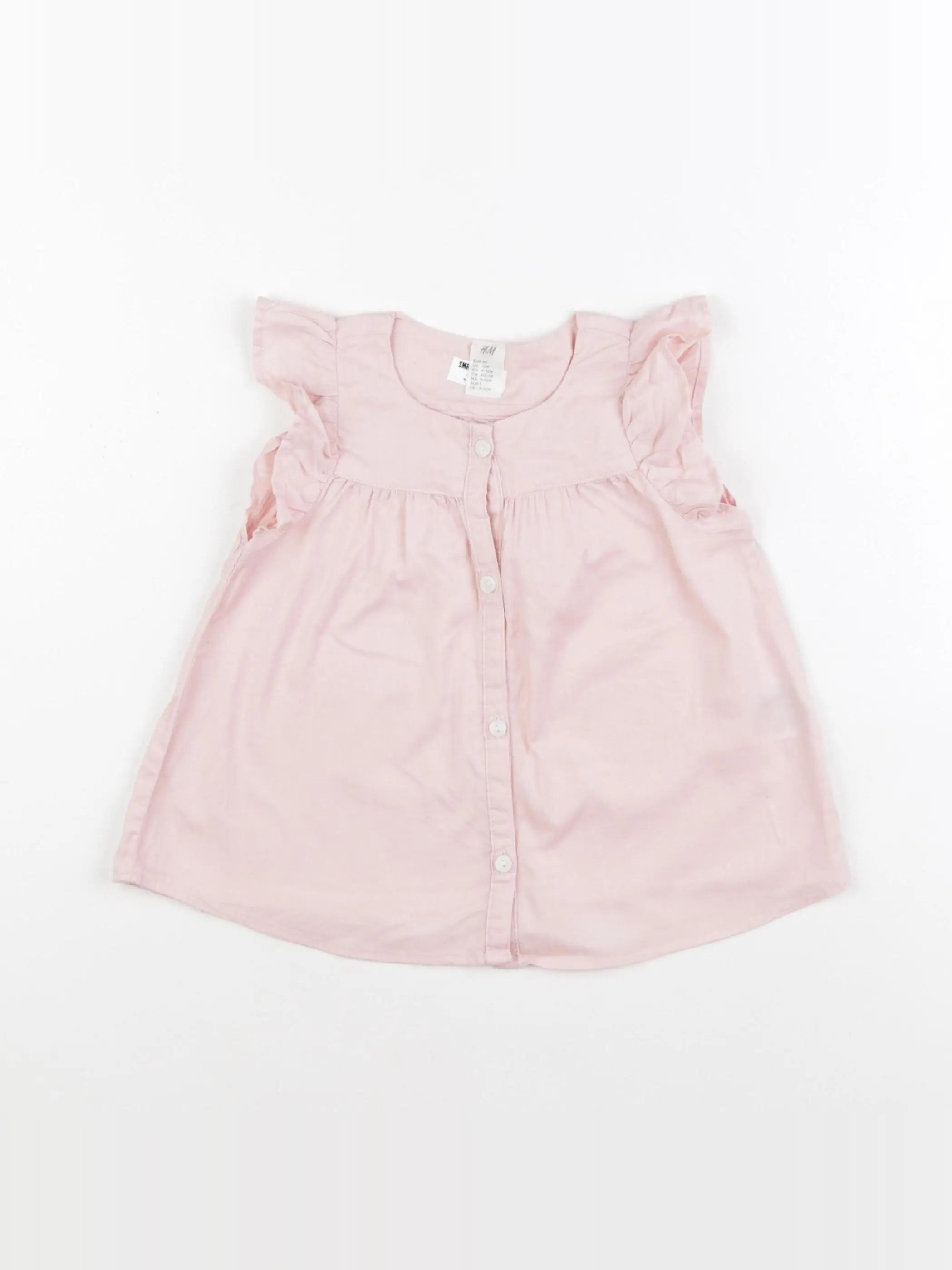 H&M - robe rose - 9/12 mois