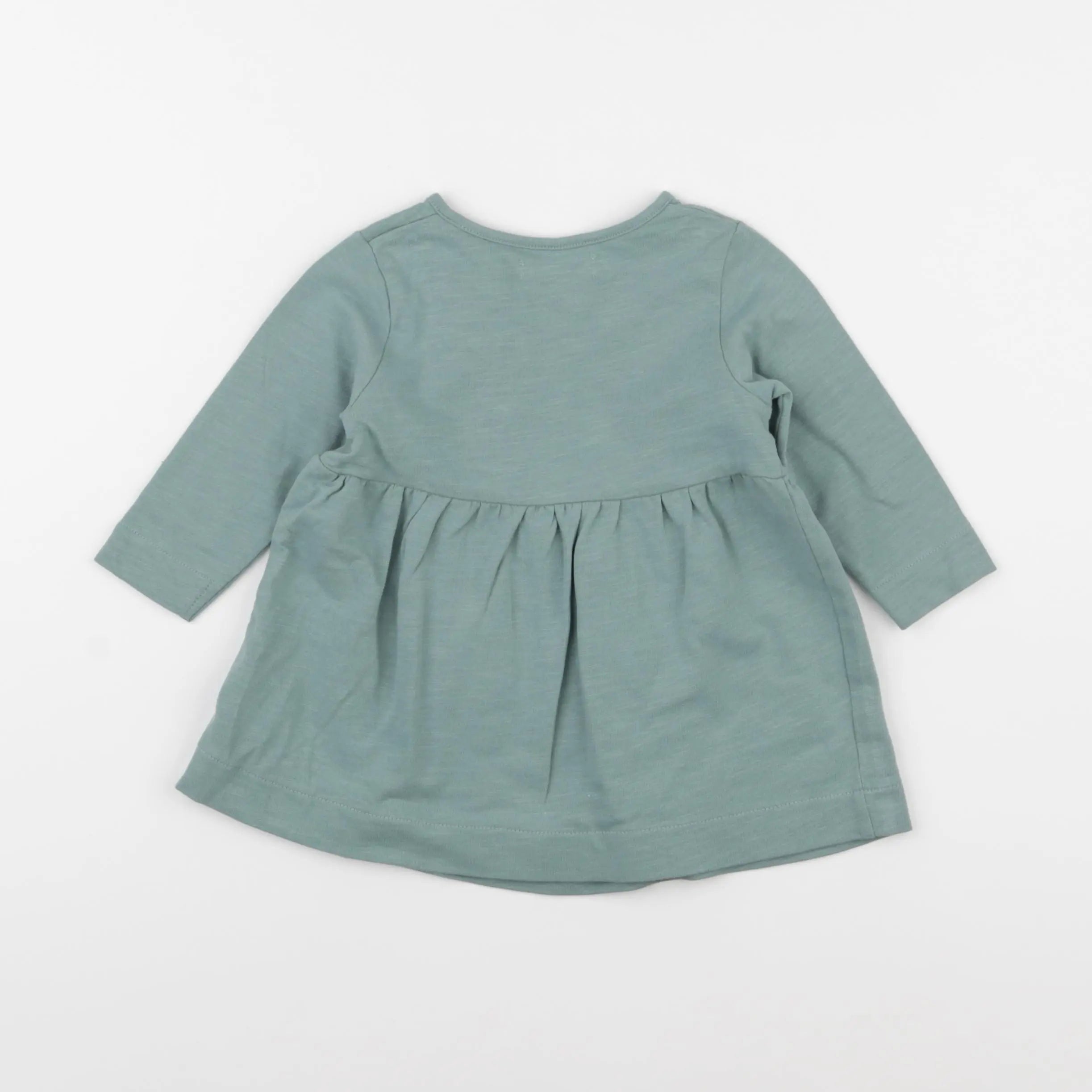 Vertbaudet - robe vert - 6 mois