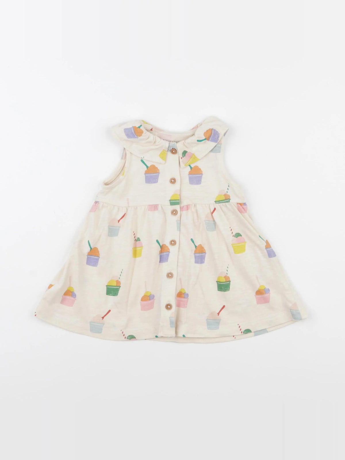Boutchou - robe multicolore - 6 mois