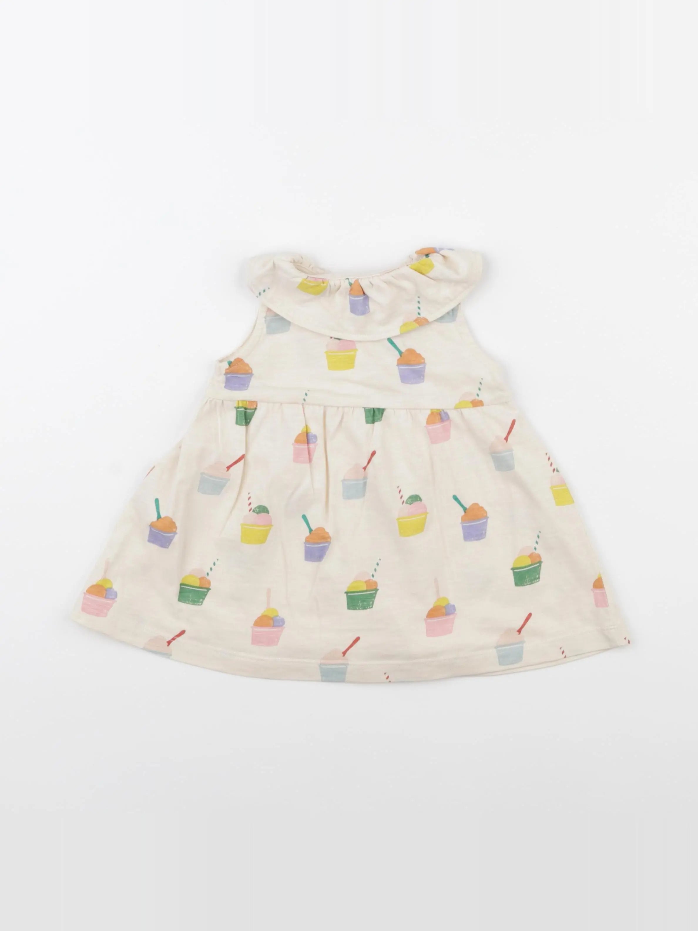 Boutchou - robe multicolore - 6 mois