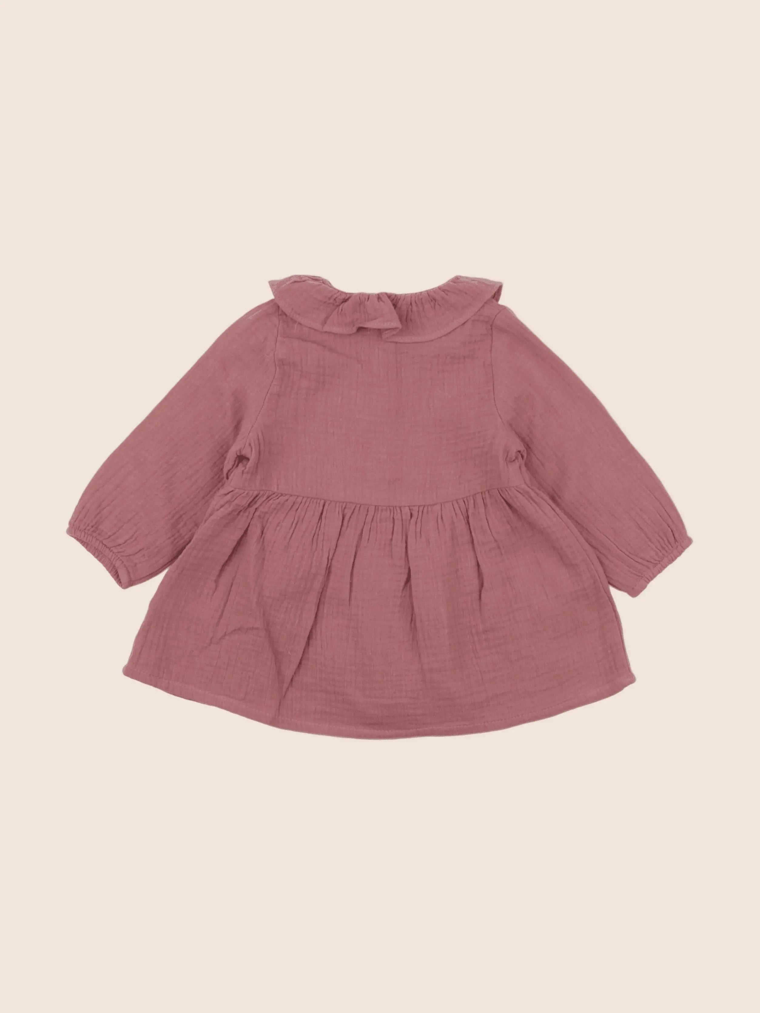 Vertbaudet - robe rose - 6 mois