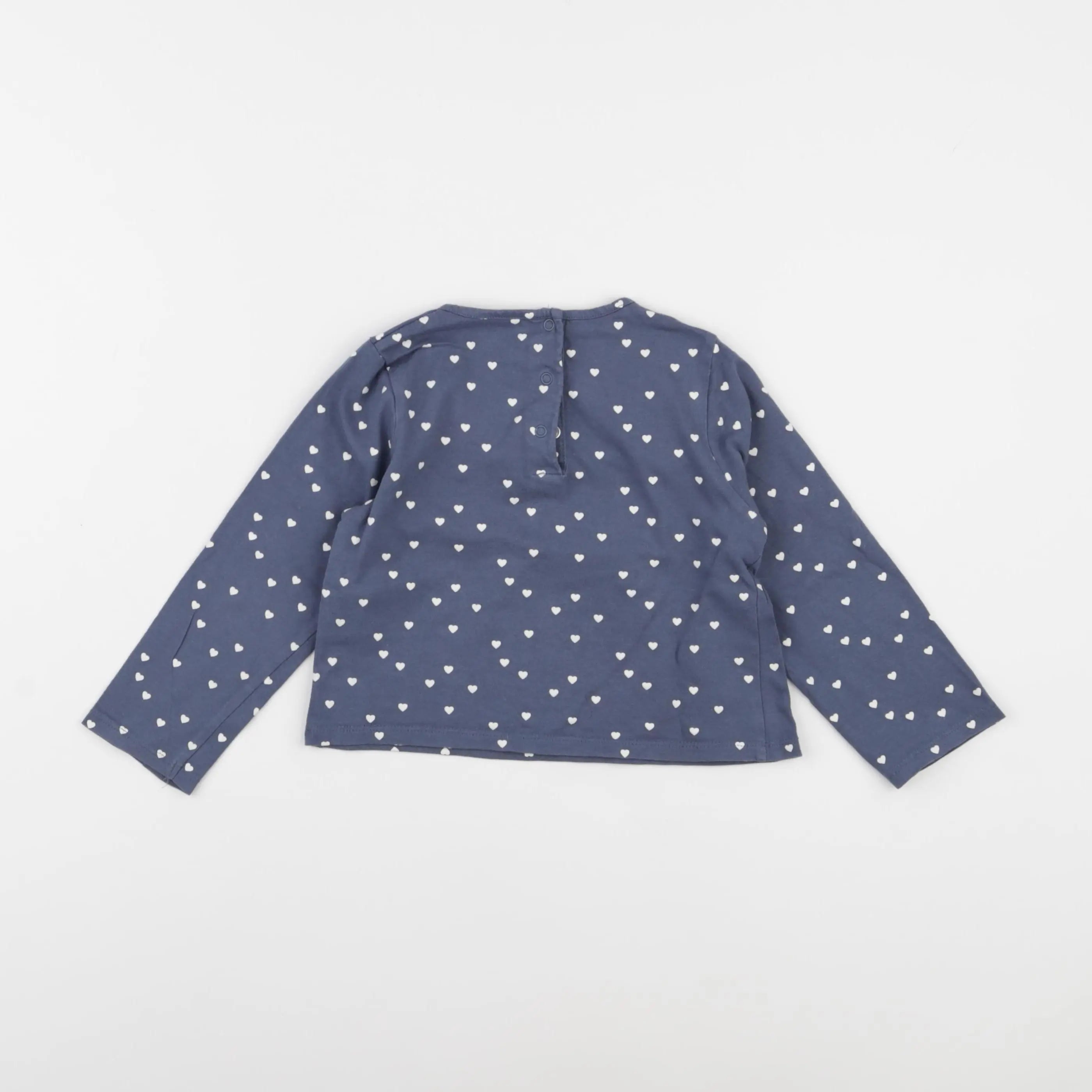 Vertbaudet - tee-shirt bleu - 2 ans