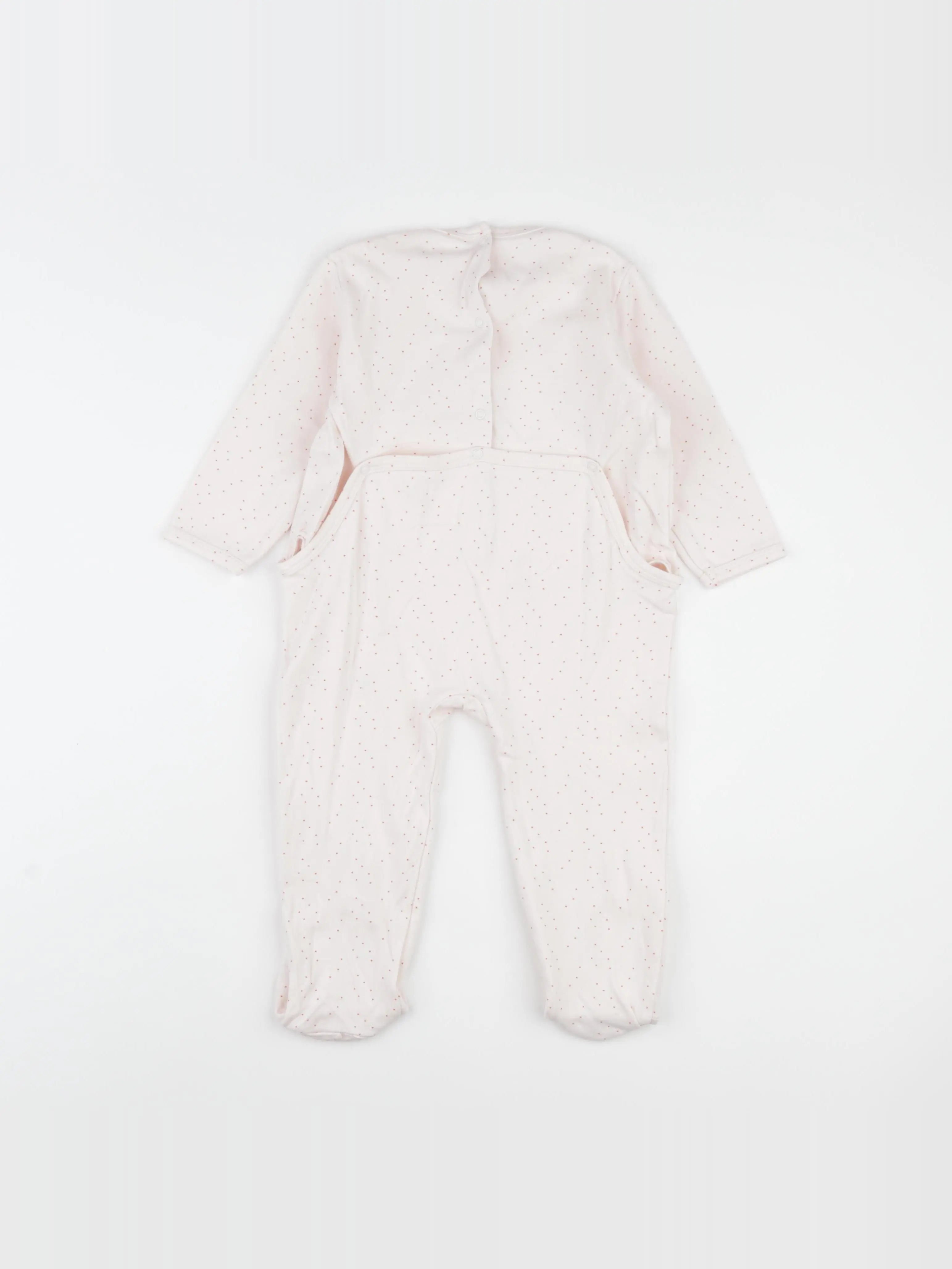 Vertbaudet - pyjama coton rose - 24 mois