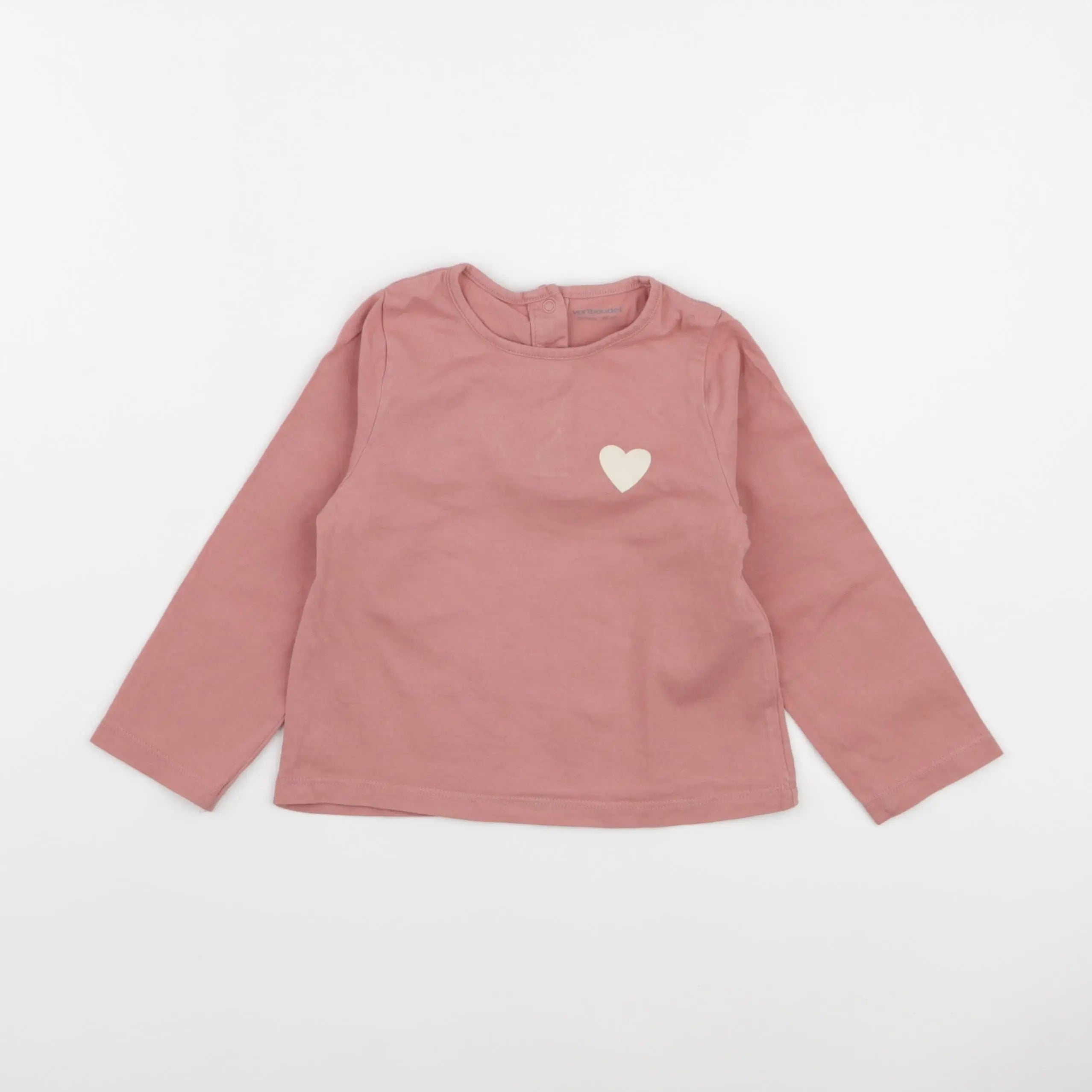 Vertbaudet - tee-shirt rose - 24 mois