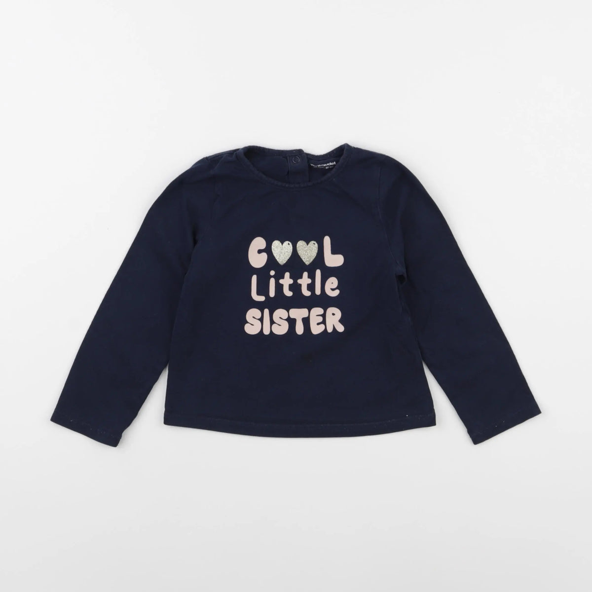 Vertbaudet - tee-shirt bleu - 24 mois