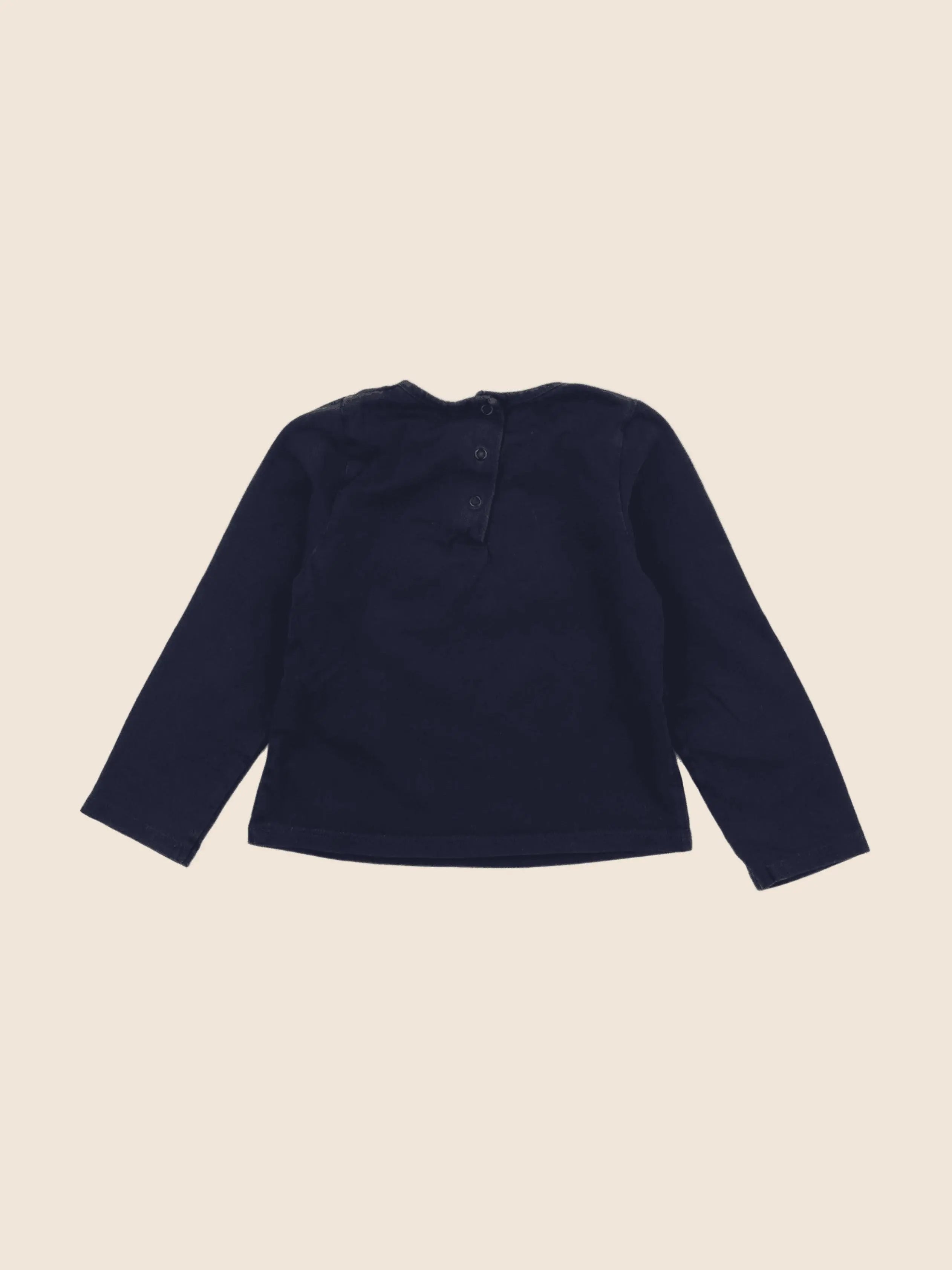Vertbaudet - tee-shirt bleu - 24 mois