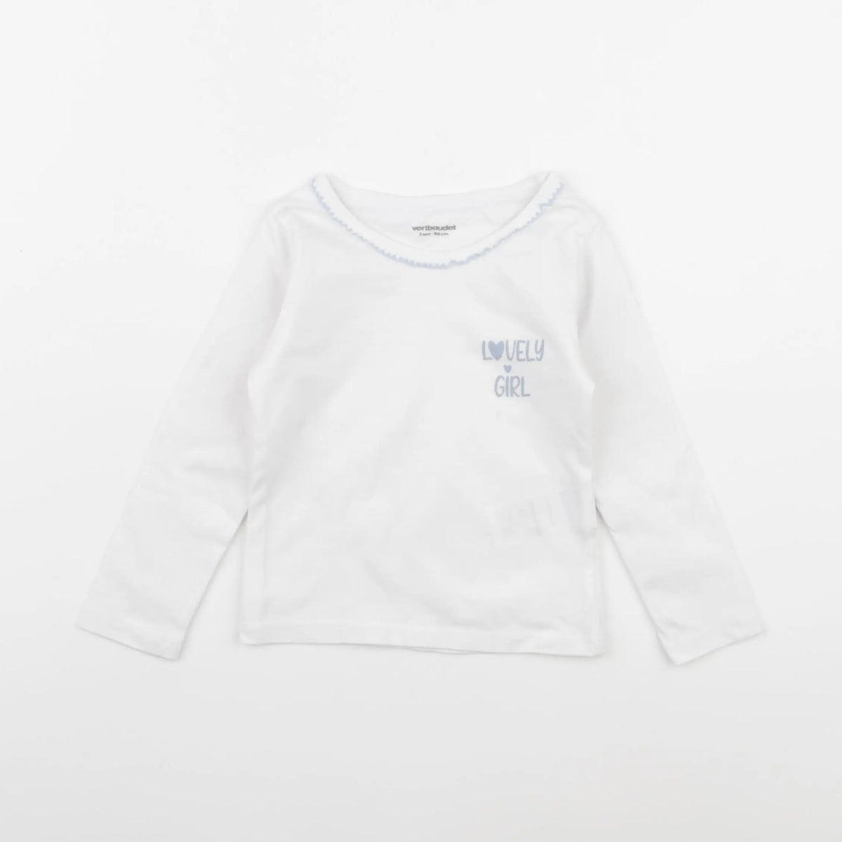 Vertbaudet - maillot de corps blanc - 2 ans