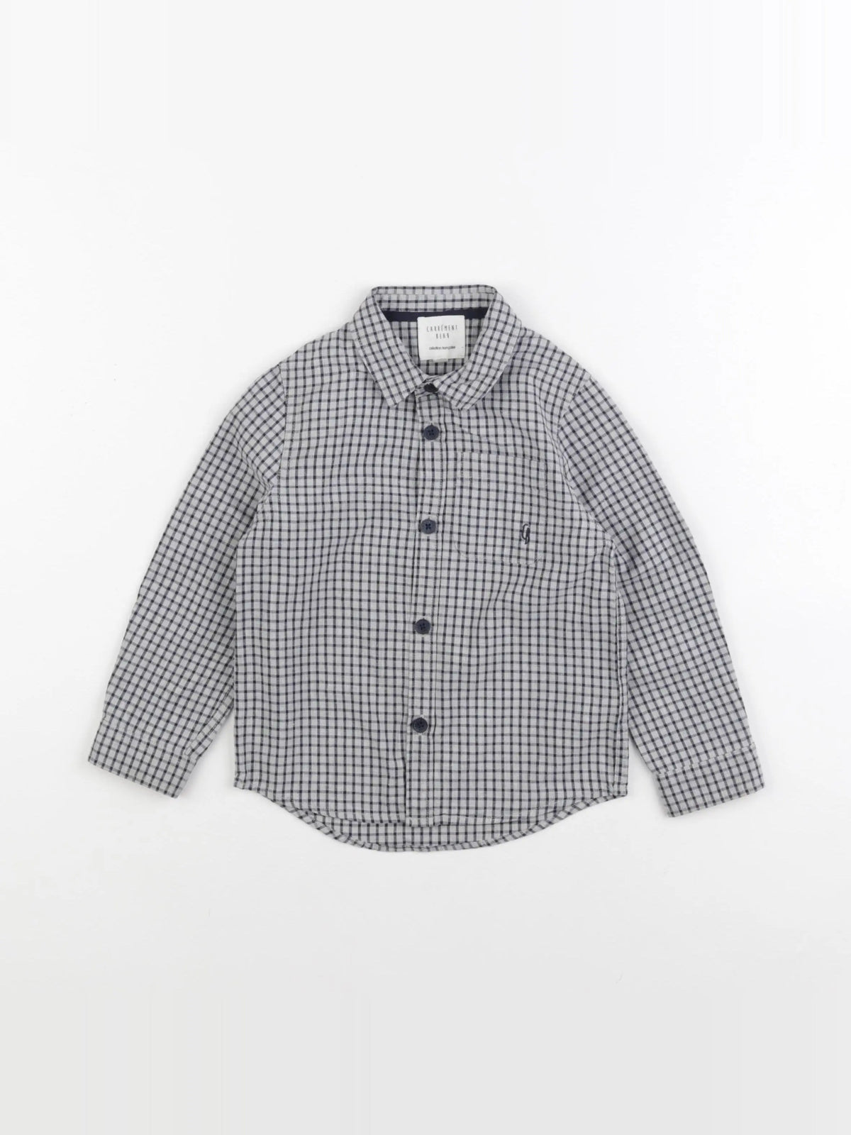 Carrément Beau - chemise bleu - 3 ans