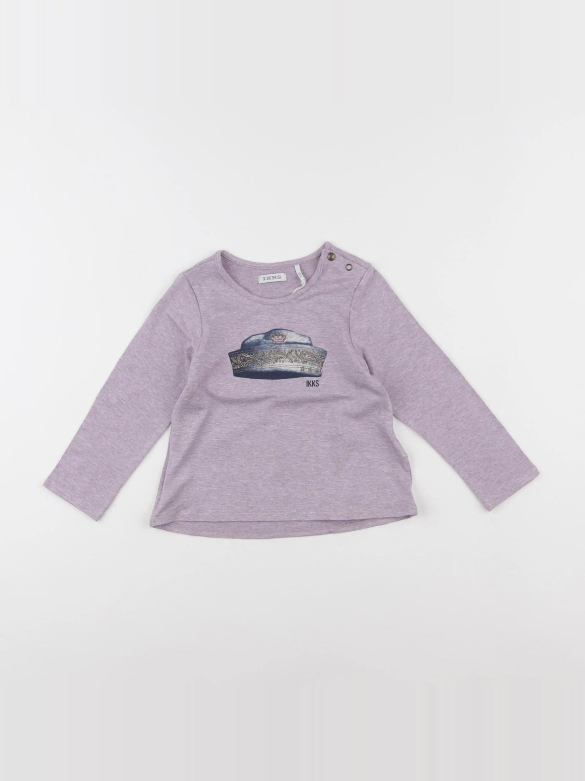 IKKS - tee-shirt violet - 2 ans