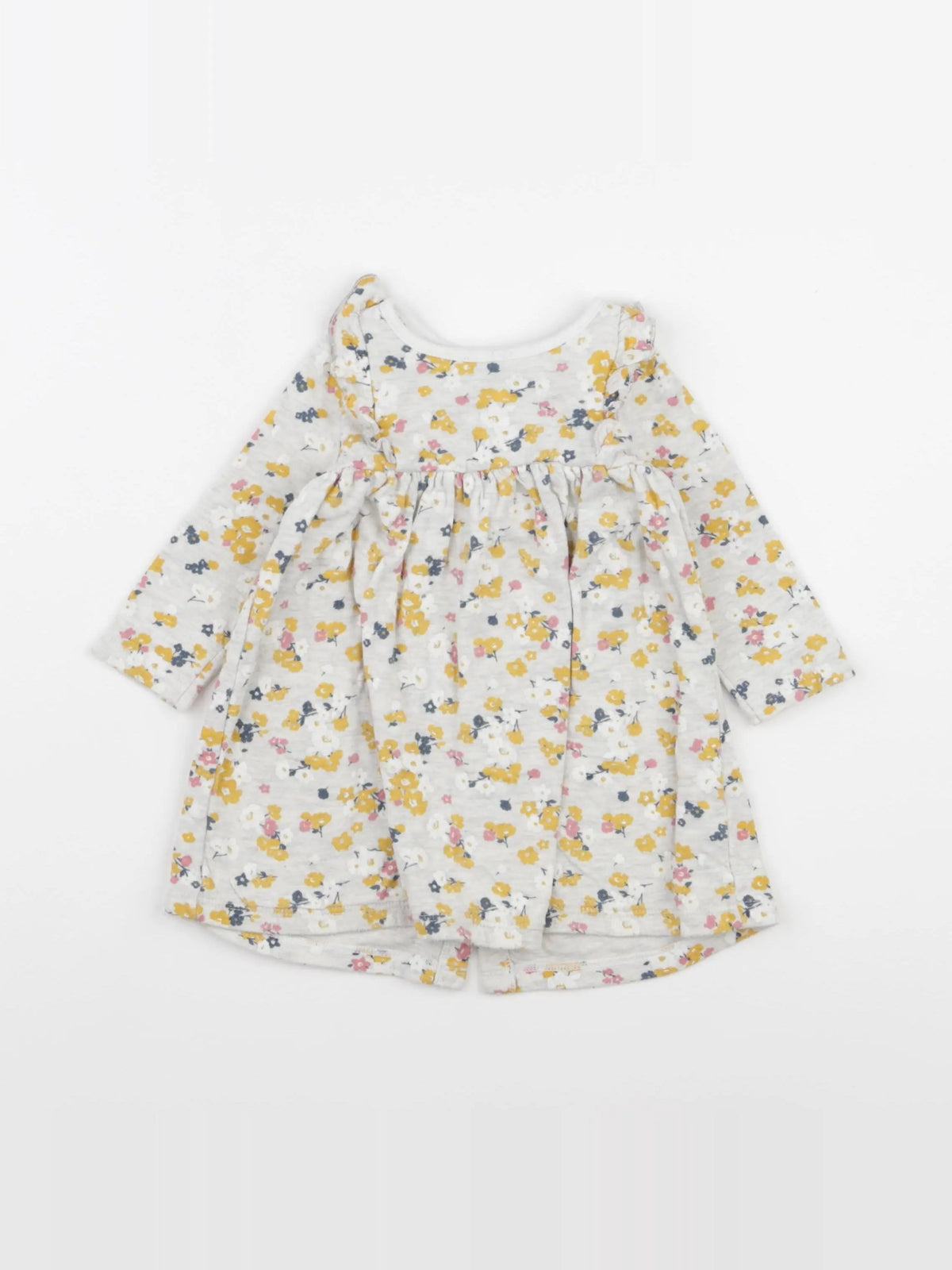 Petit Bateau - robe multicolore - 12 mois