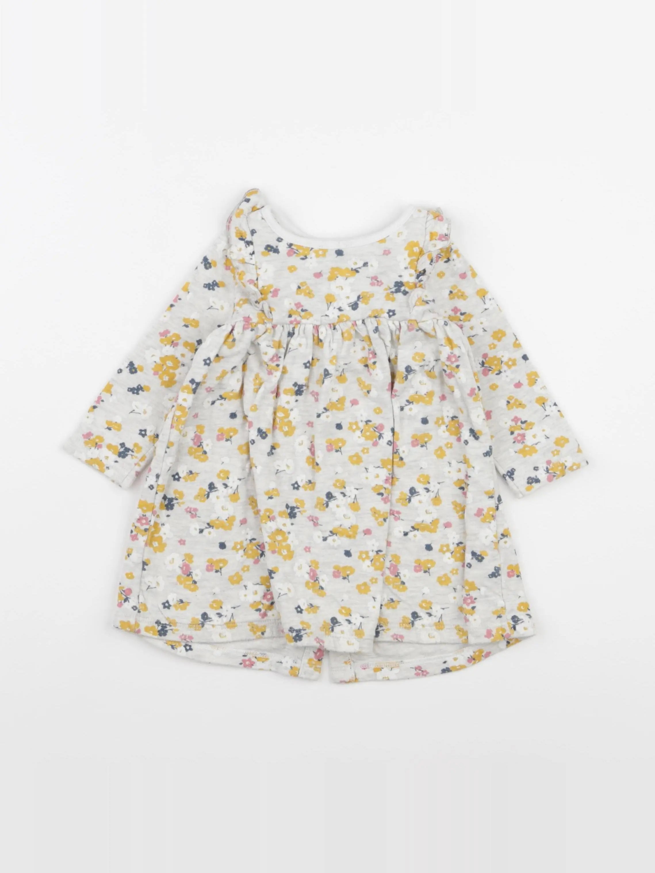 Petit Bateau - robe multicolore - 12 mois